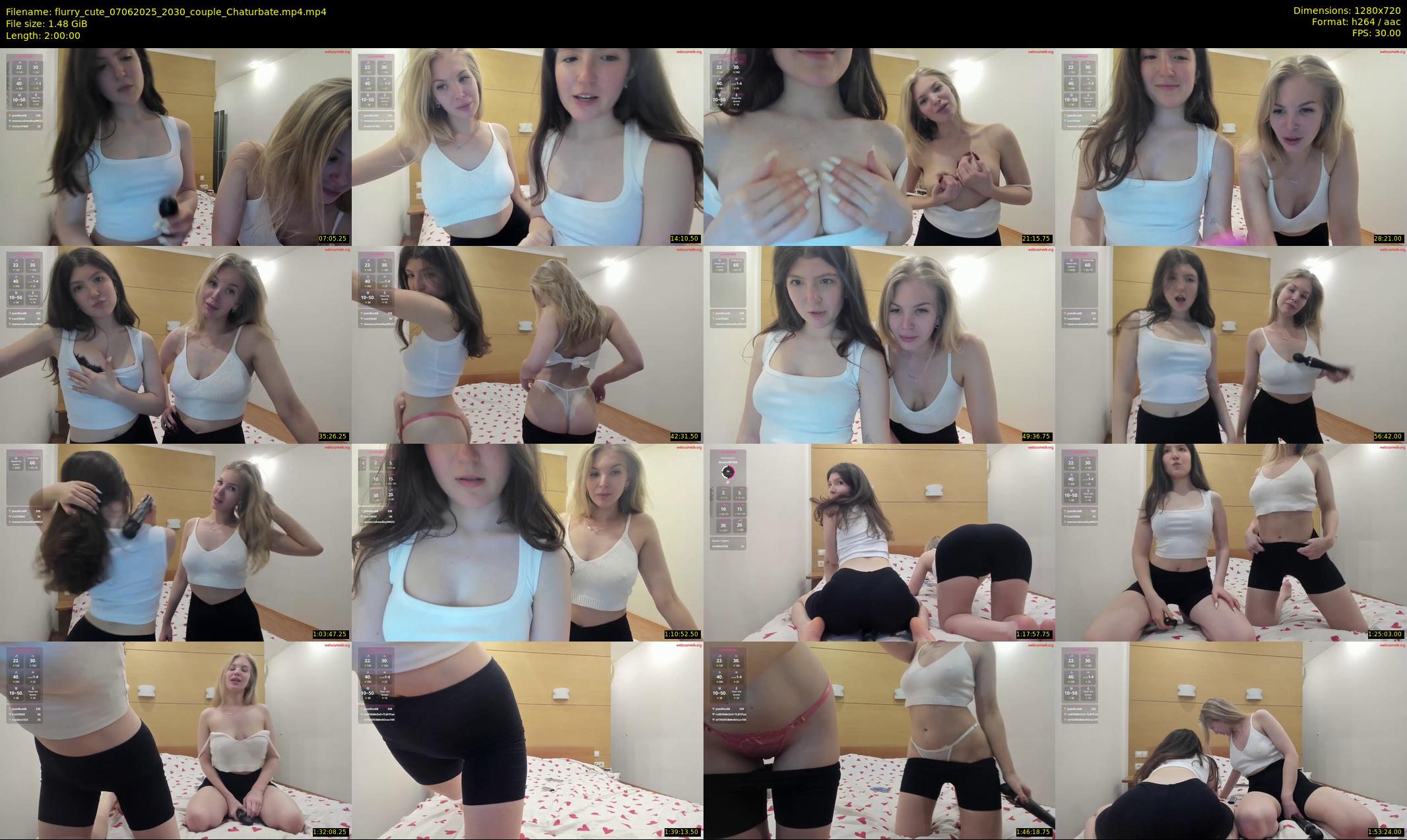 flurry_cute — 120 minute Chaturbate couple cam show recording, 720p, Jun 7, 2025