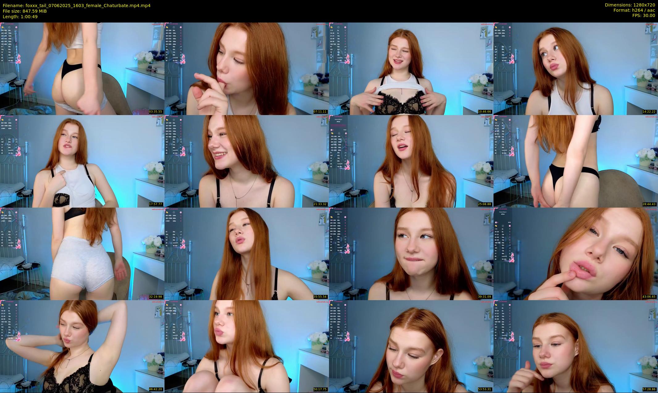foxxx_tail — 61 minute Chaturbate female cam show recording, 720p, Jun 7, 2025