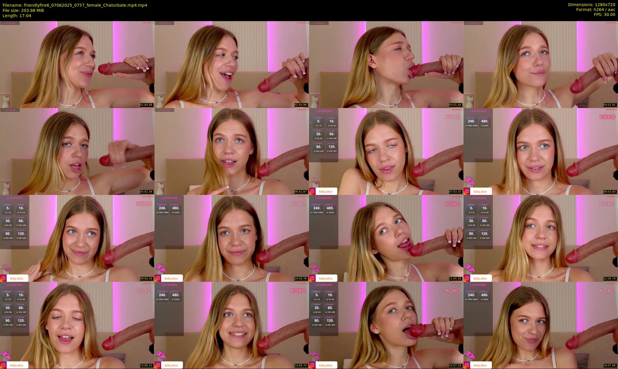 friendlyfire6 — 18 minute Chaturbate female cam show recording, 720p, Jun 7, 2025