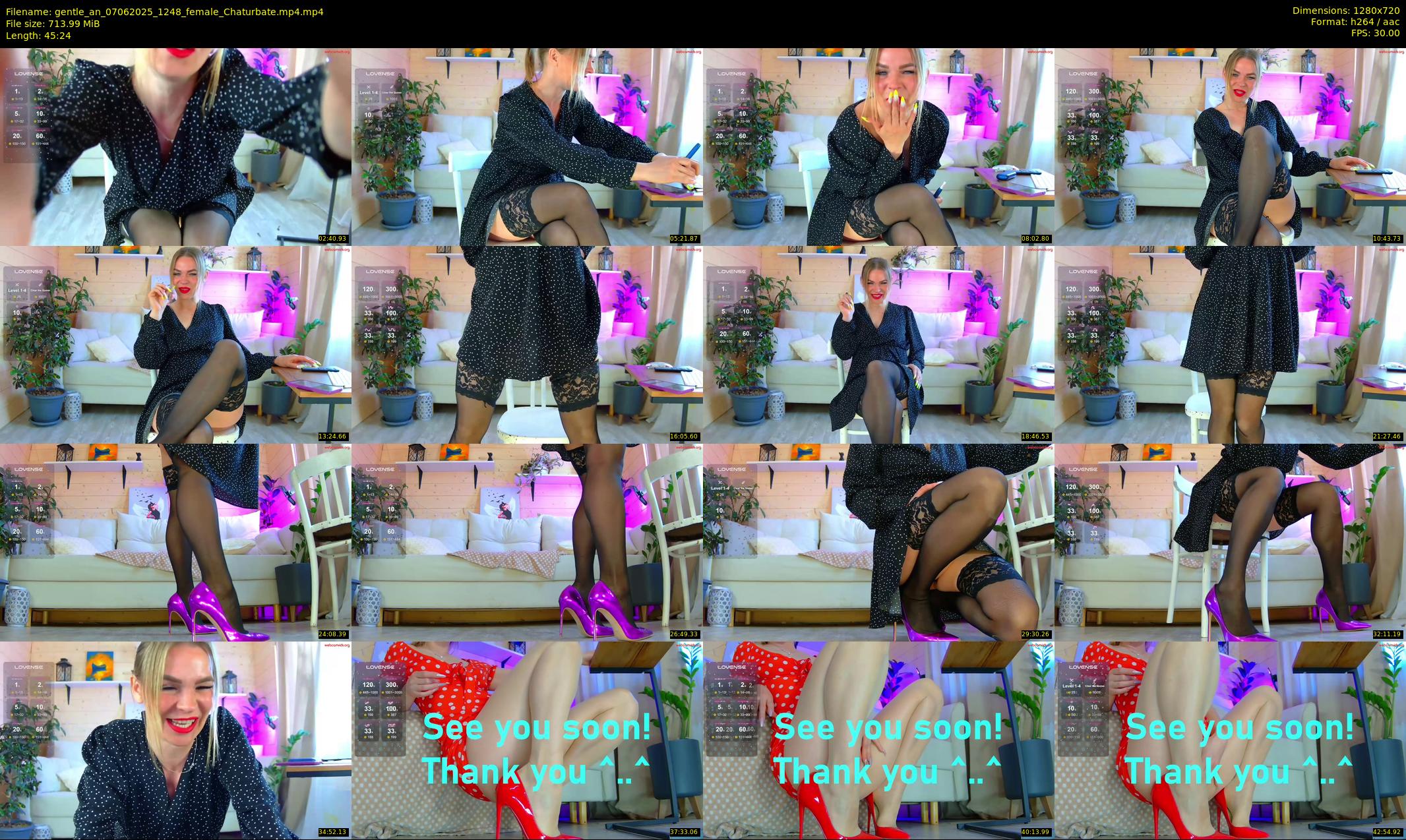 gentle_an — 46 minute Chaturbate female cam show recording, 720p, Jun 7, 2025