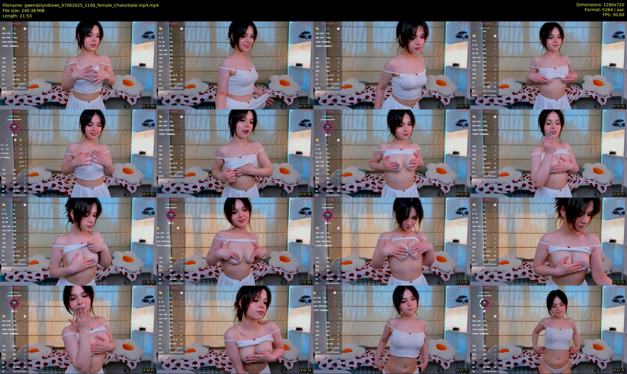 gwendolyndrews — 22 minute Chaturbate female cam show recording, 720p, Jun 7, 2025