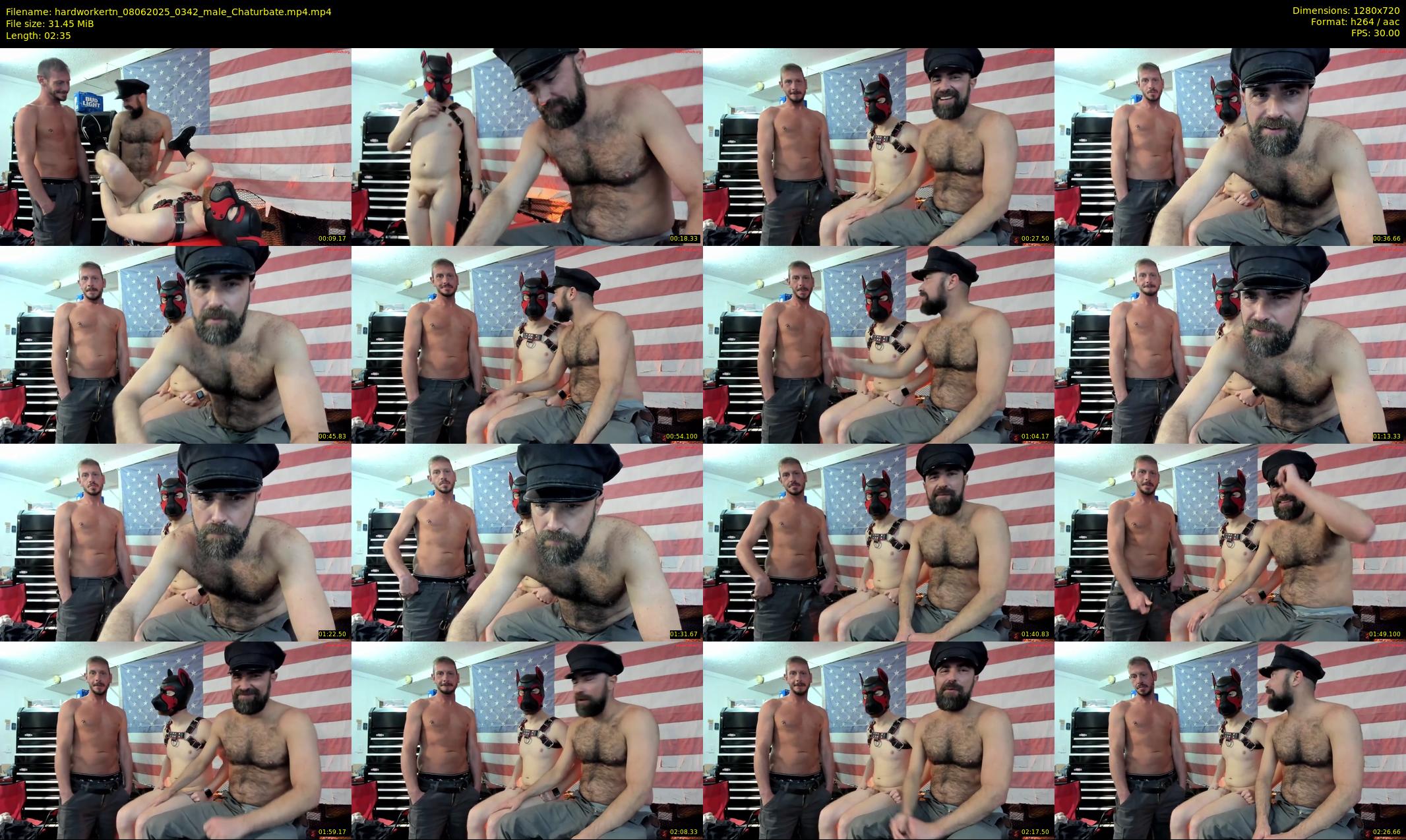 hardworkertn — 3 minute Chaturbate male cam show recording, 720p, Jun 8, 2025