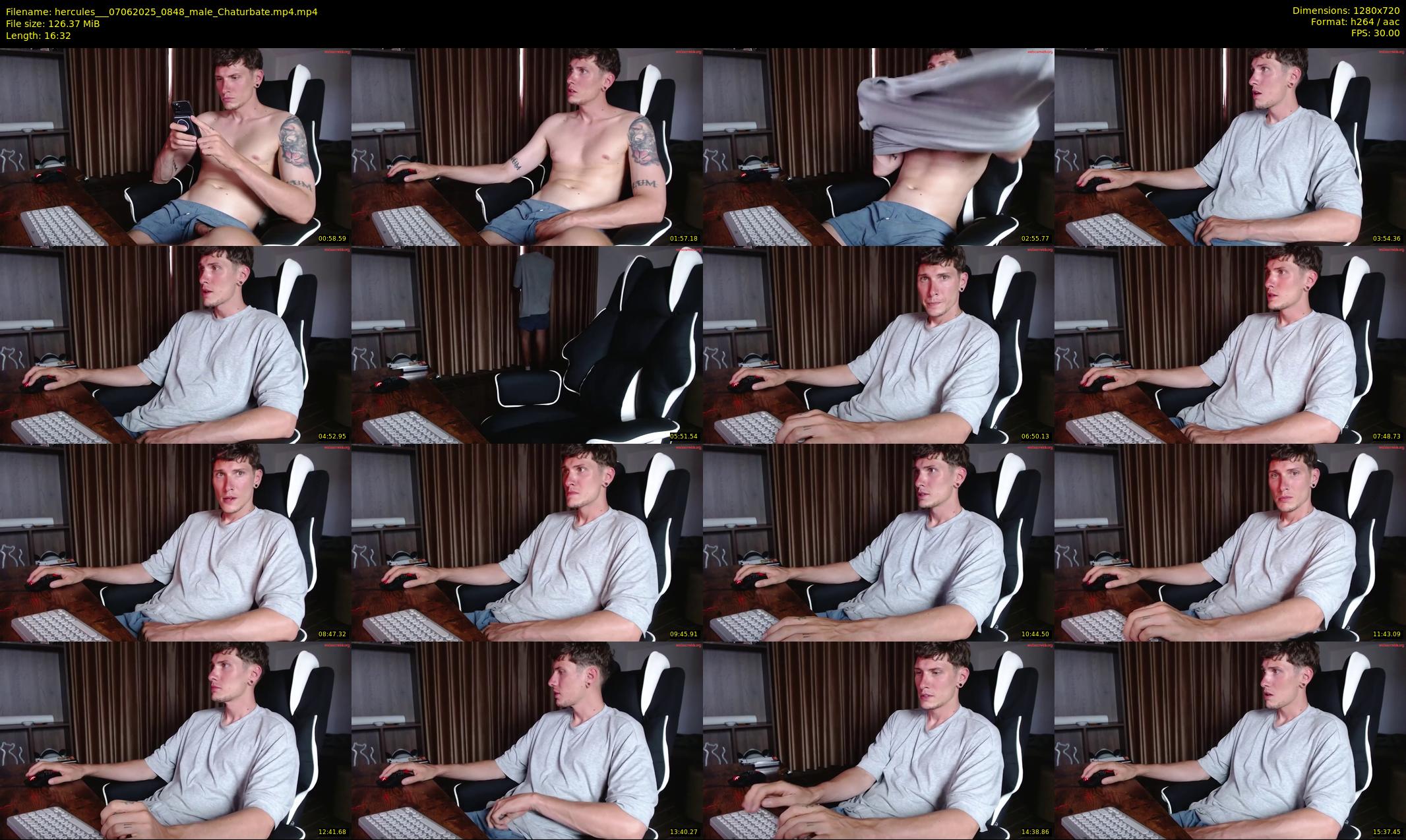 hercules__ — 17 minute Chaturbate male cam show recording, 720p, Jun 7, 2025