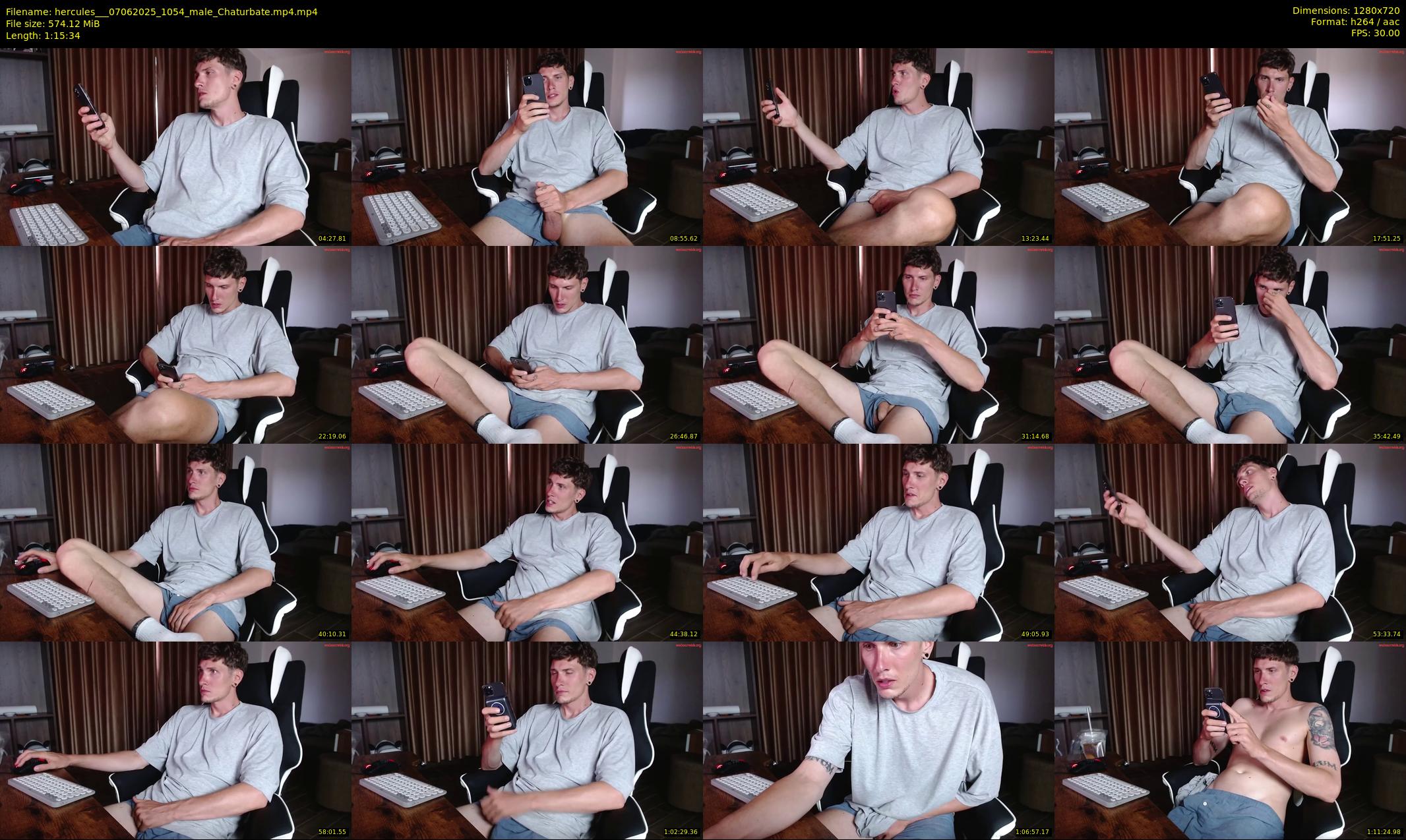 hercules__ — 76 minute Chaturbate male cam show recording, 720p, Jun 7, 2025