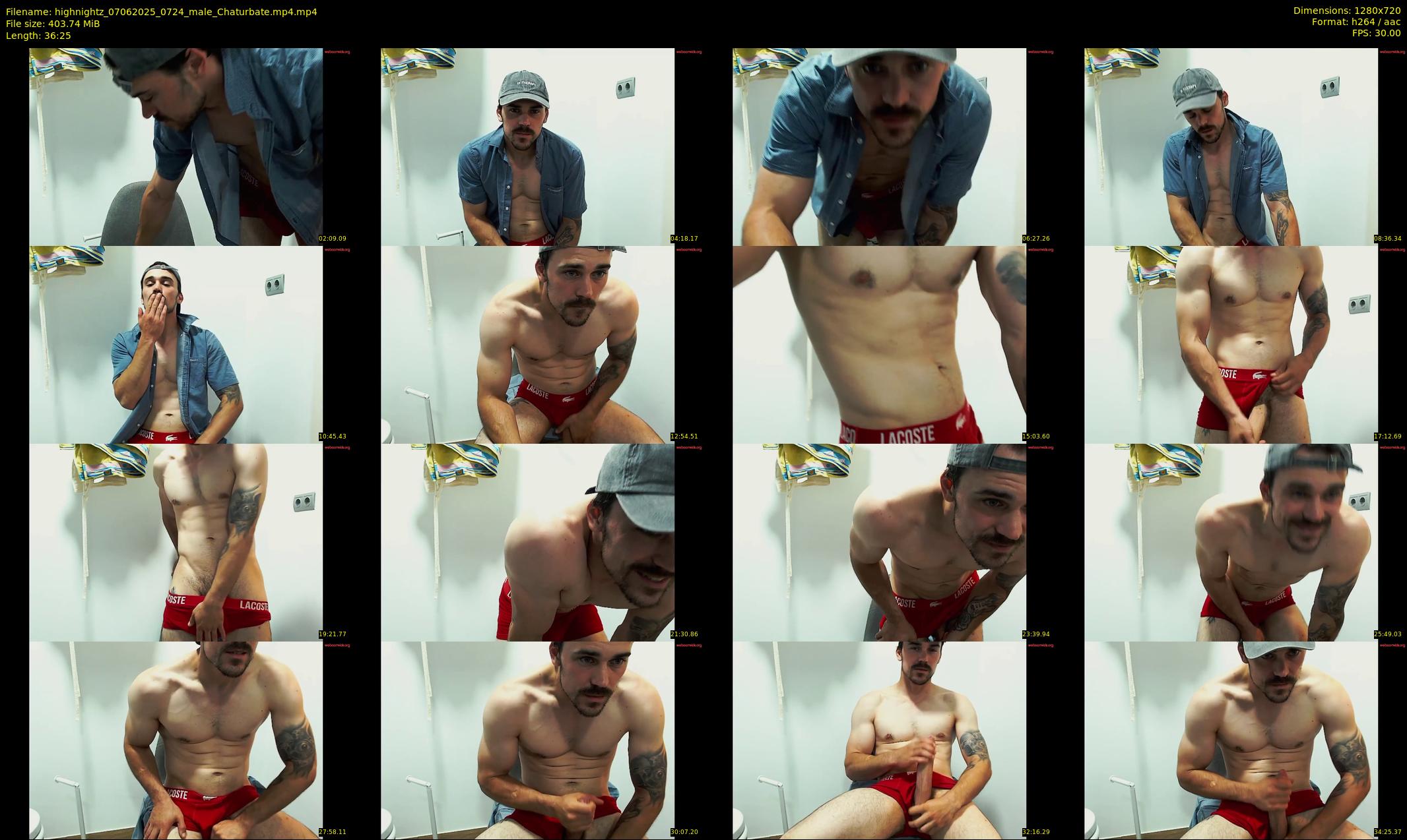 highnightz — 37 minute Chaturbate male cam show recording, 720p, Jun 7, 2025