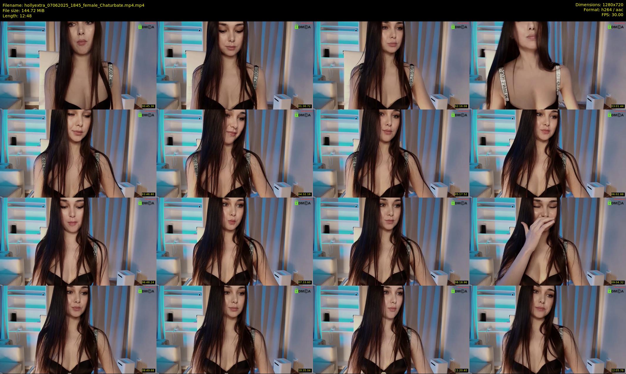 hollyextra — 13 minute Chaturbate female cam show recording, 720p, Jun 7, 2025