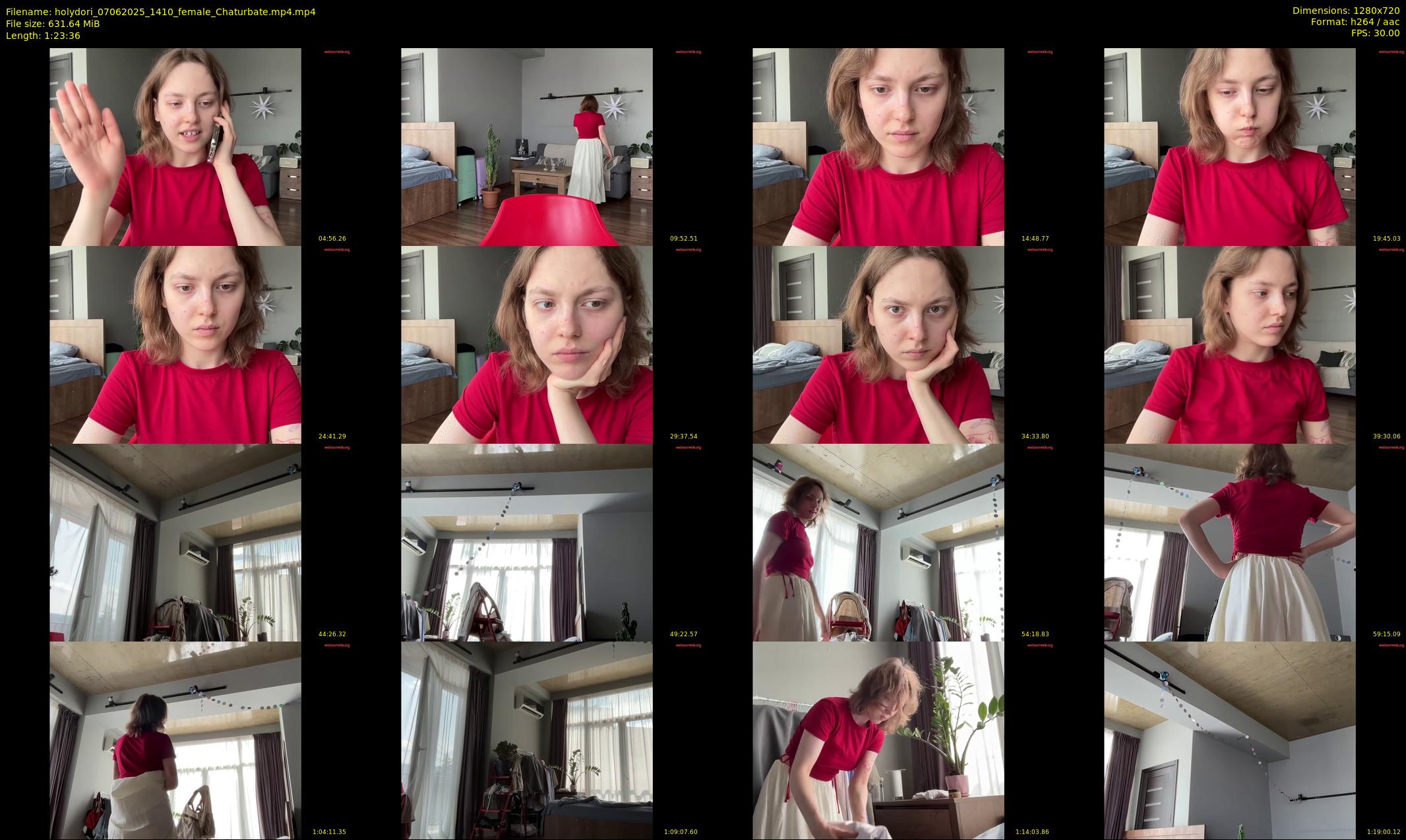 holydori — 84 minute Chaturbate female cam show recording, 720p, Jun 7, 2025