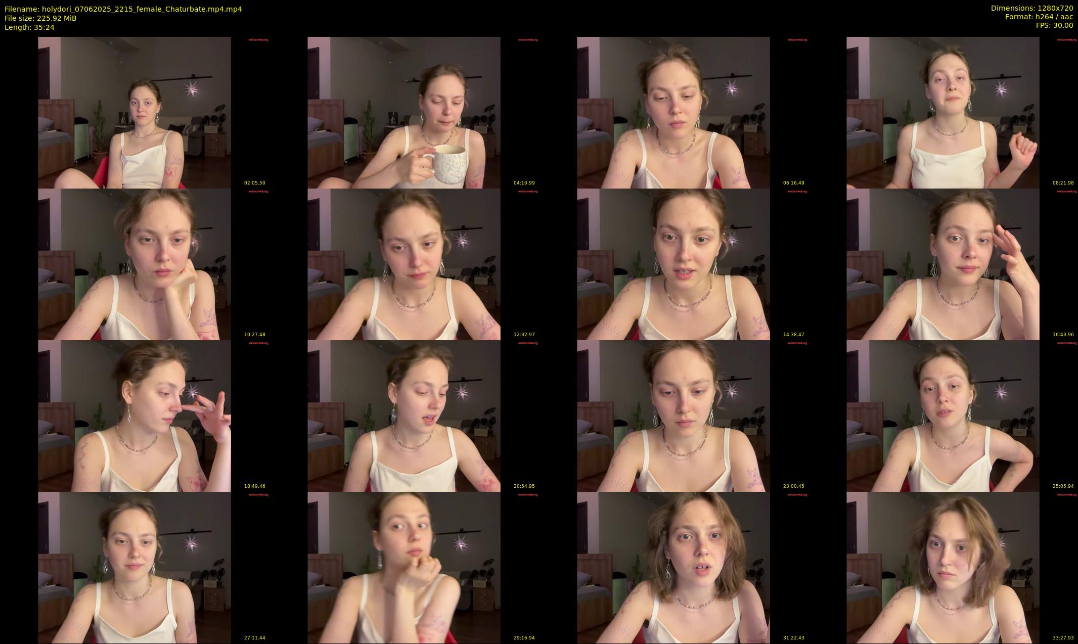 holydori — 36 minute Chaturbate female cam show recording, 720p, Jun 7, 2025