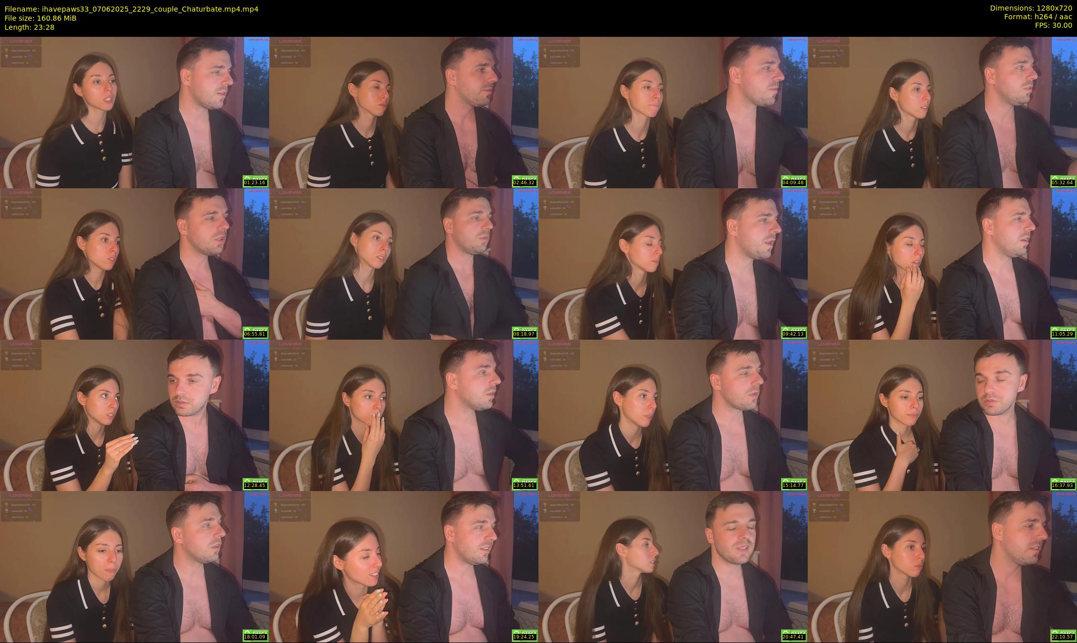 ihavepaws33 — 24 minute Chaturbate couple cam show recording, 720p, Jun 7, 2025
