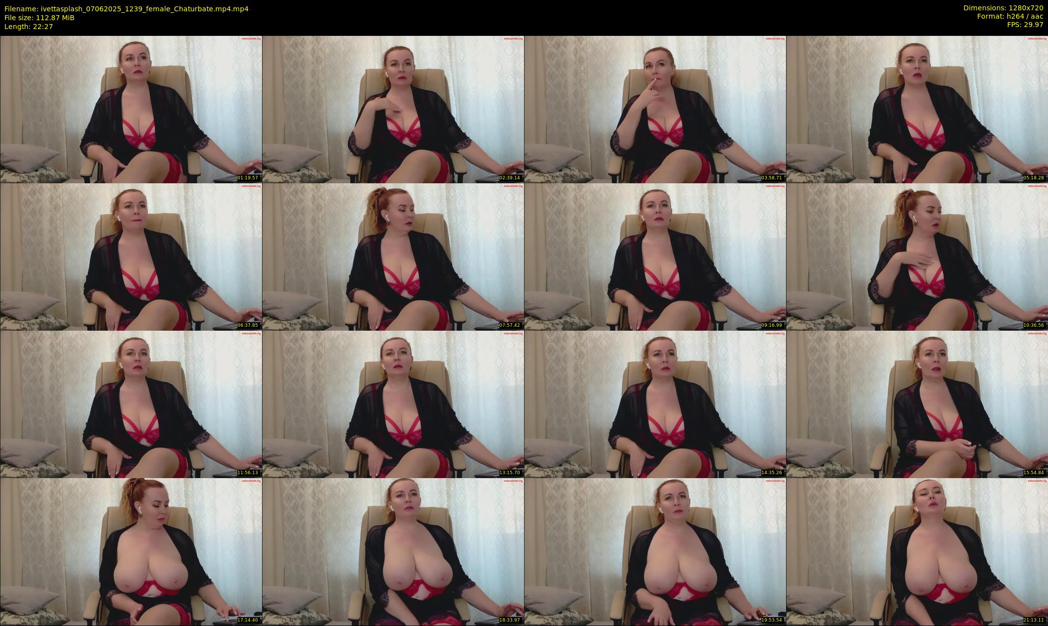 ivettasplash — 23 minute Chaturbate female cam show recording, 720p, Jun 7, 2025