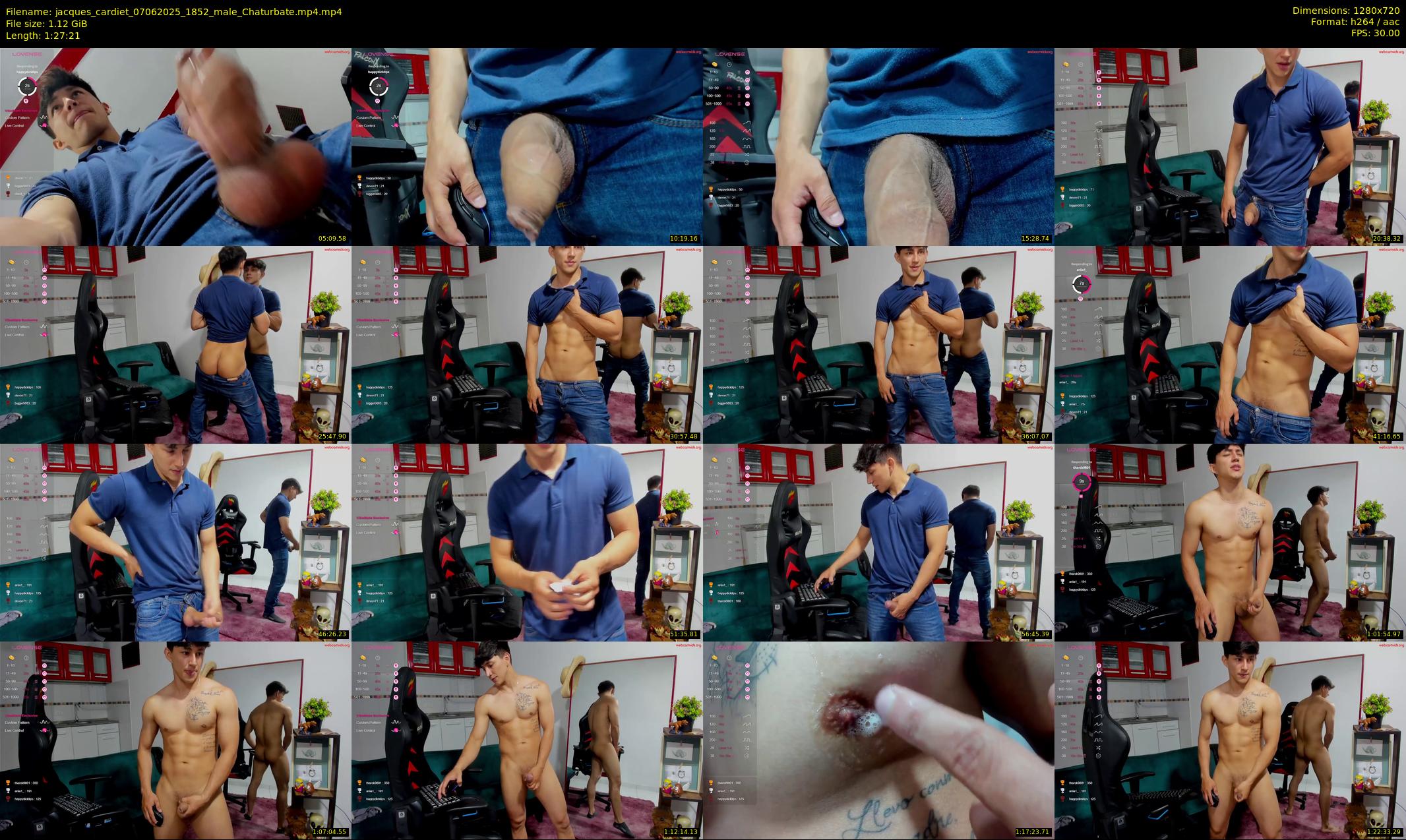 jacques_cardiet — 88 minute Chaturbate male cam show recording, 720p, Jun 7, 2025