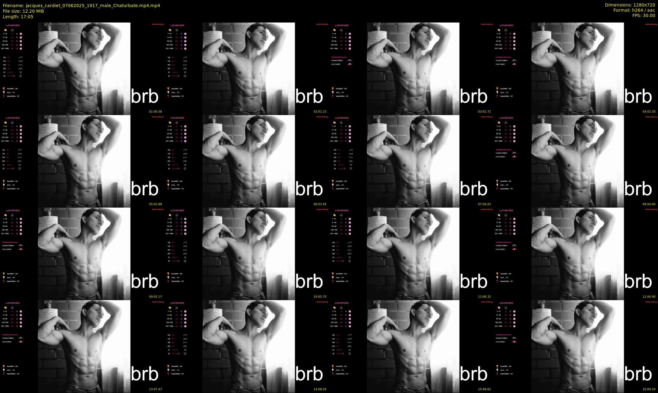 jacques_cardiet — 18 minute Chaturbate male cam show recording, 720p, Jun 7, 2025