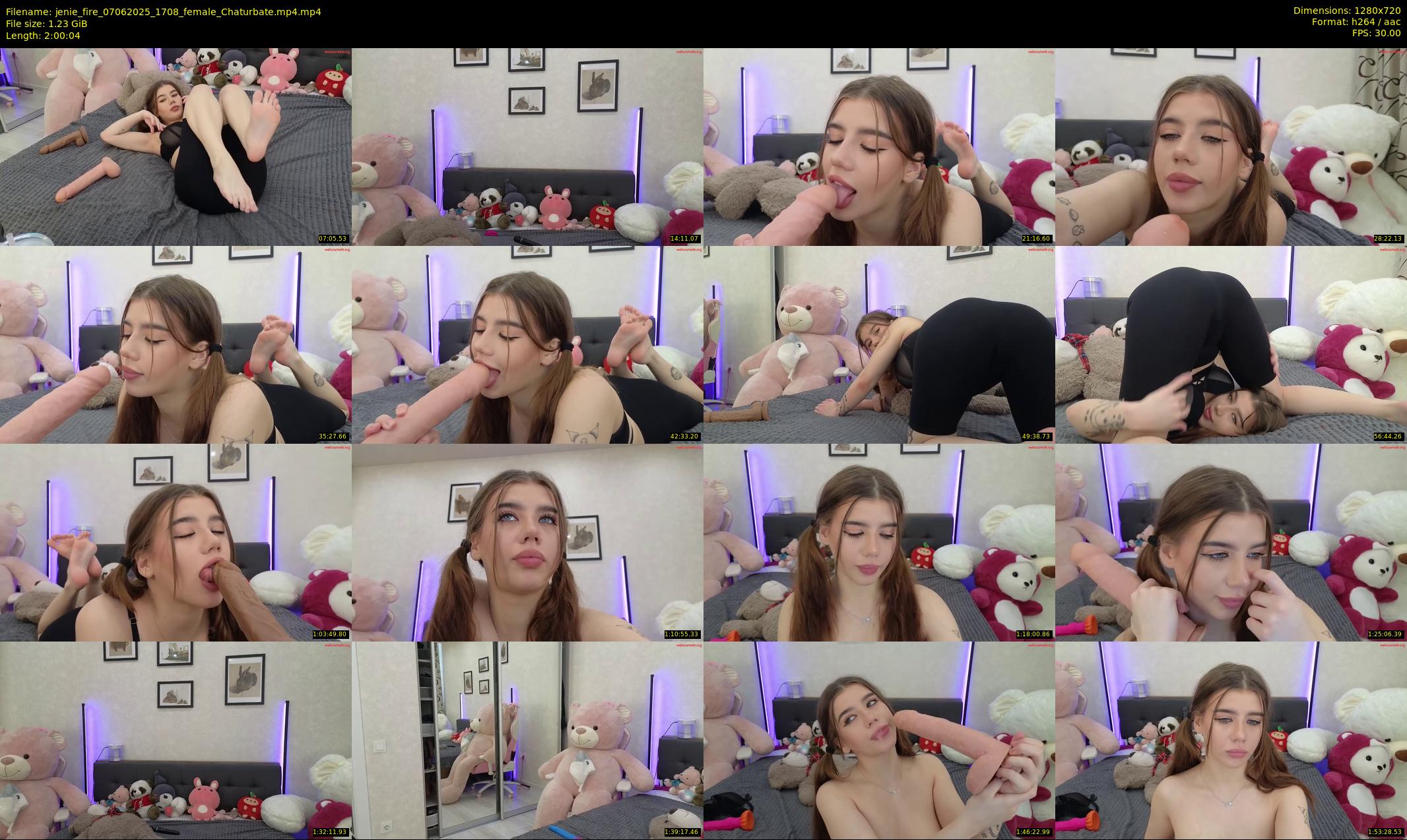 jenie_fire — 121 minute Chaturbate female cam show recording, 720p, Jun 7, 2025