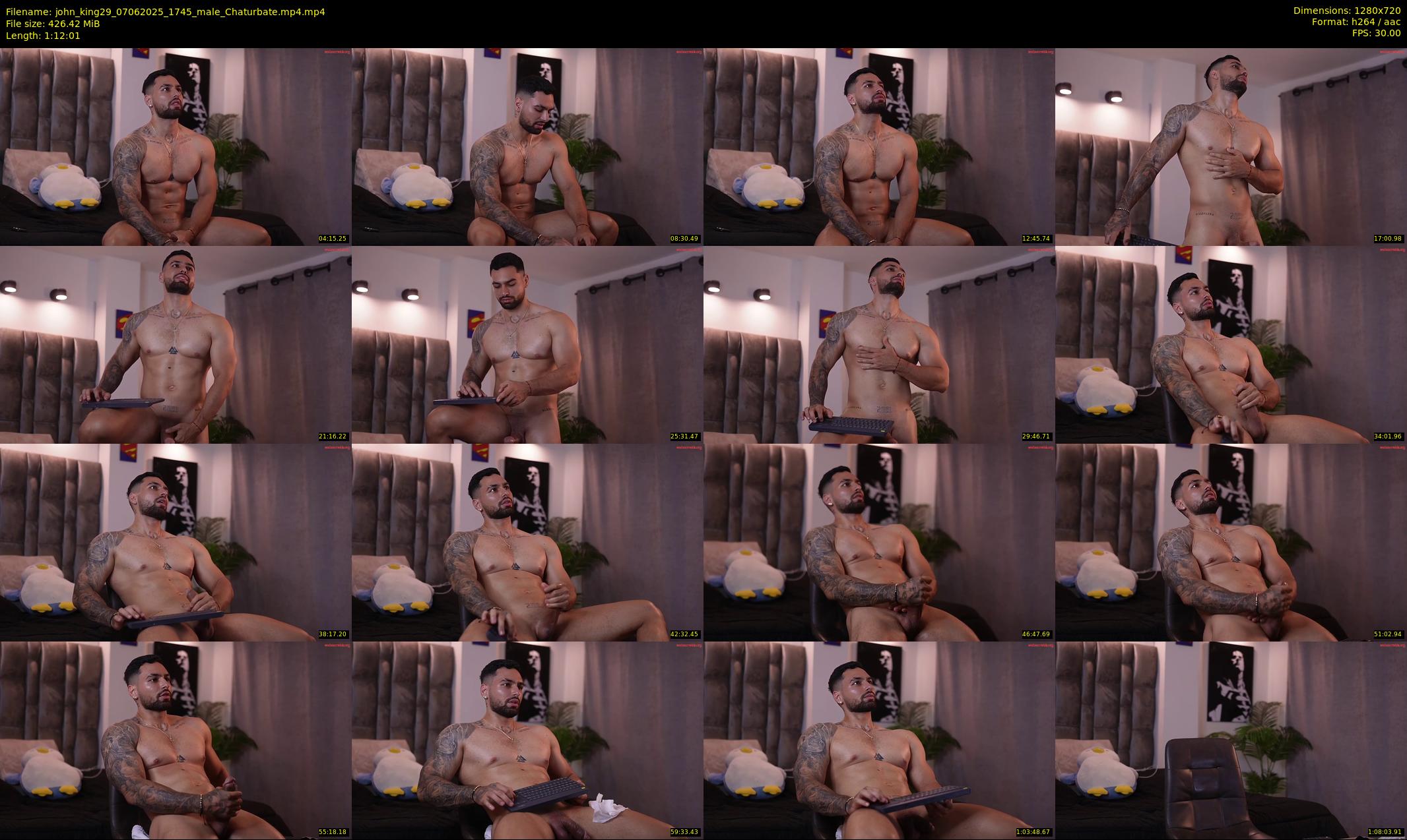 john_king29 — 73 minute Chaturbate male cam show recording, 720p, Jun 7, 2025