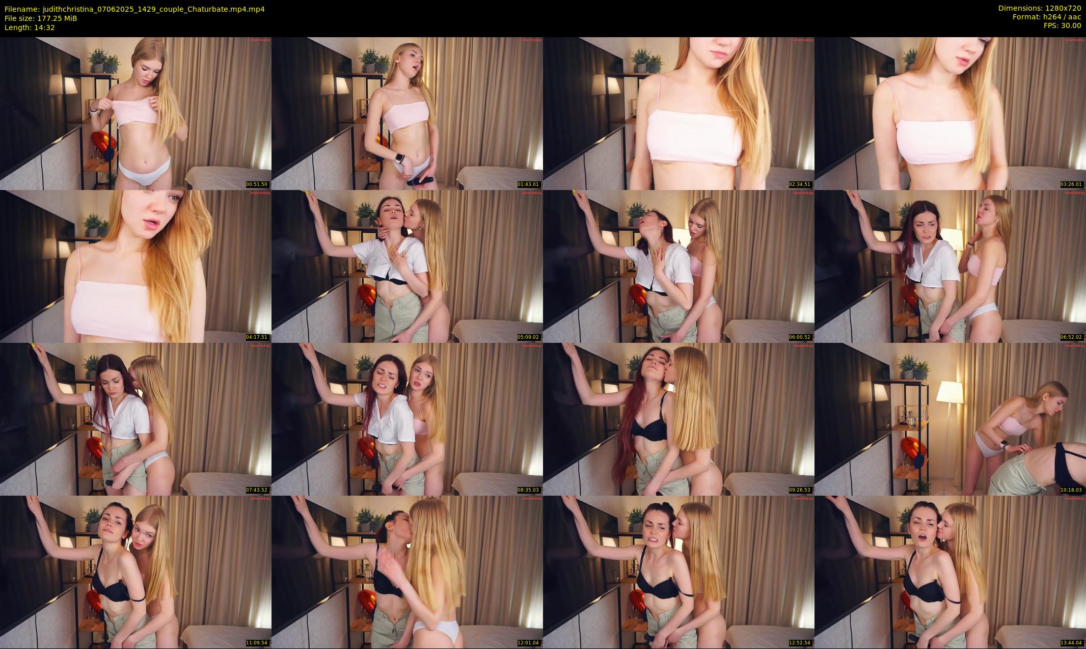 judithchristina — 15 minute Chaturbate female cam show recording, 720p, Jun 7, 2025