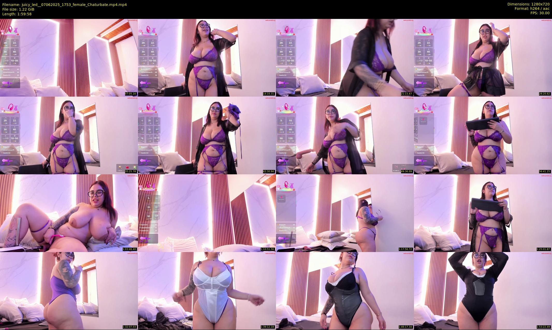 juicy_led_ — 120 minute Chaturbate female cam show recording, 720p, Jun 7, 2025