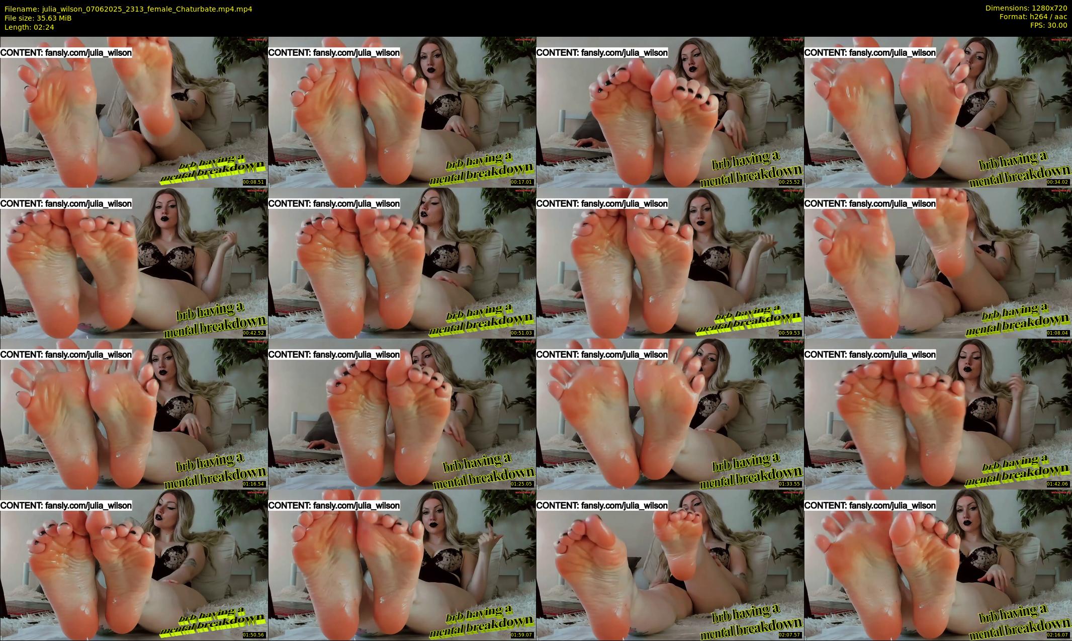 julia_wilson — 3 minute Chaturbate female cam show recording, 720p, Jun 7, 2025