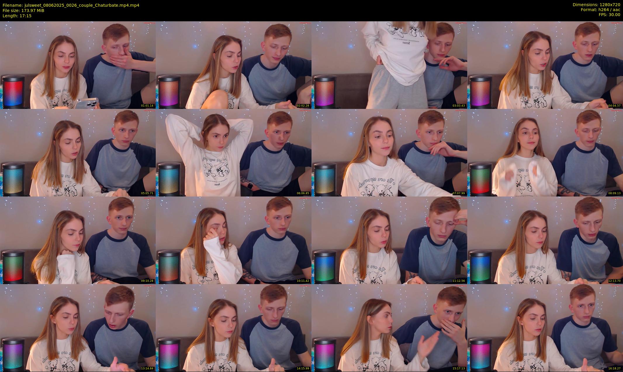 julsweet — 18 minute Chaturbate male cam show recording, 720p, Jun 8, 2025
