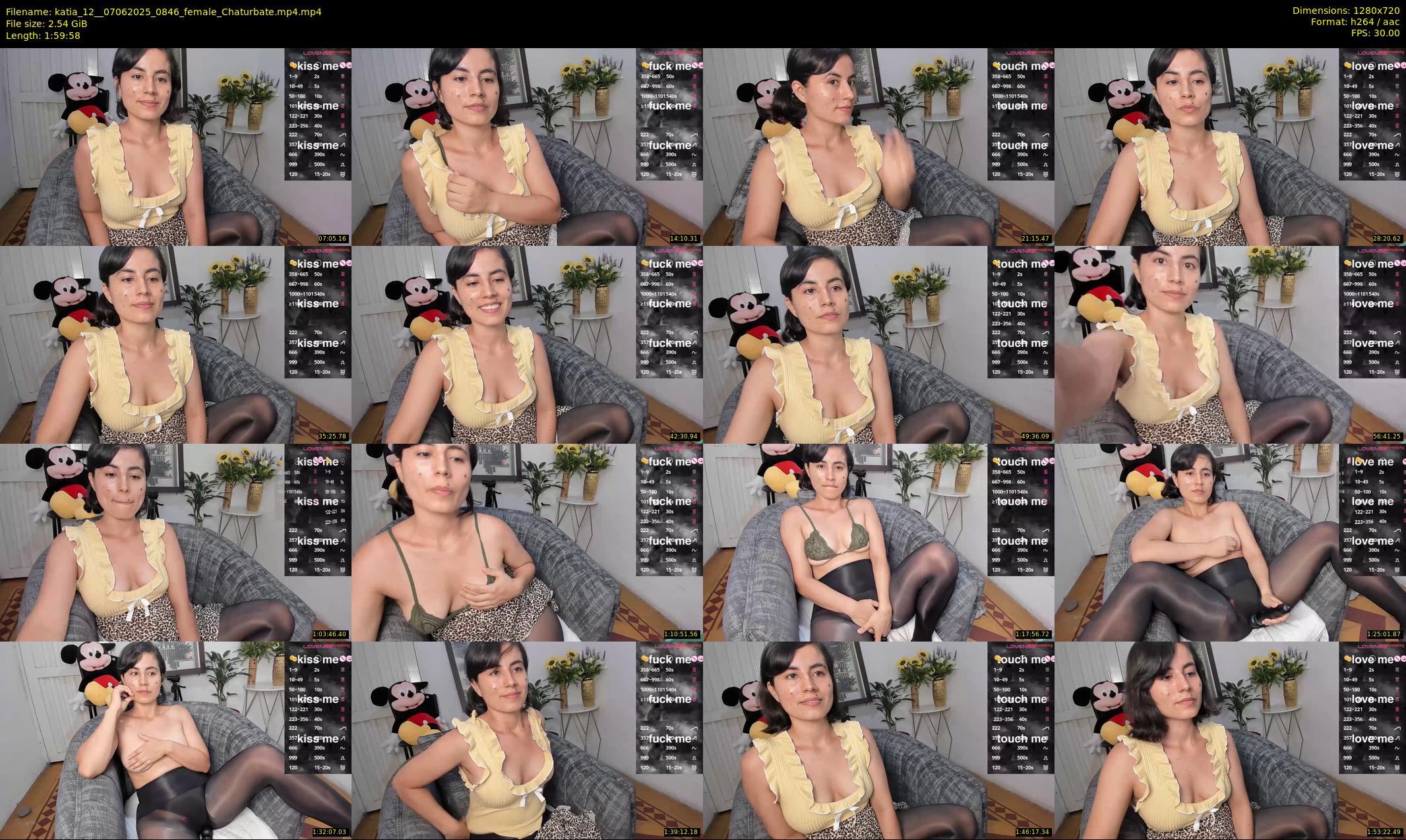 katia_12_ — 120 minute Chaturbate female cam show recording, 720p, Jun 7, 2025