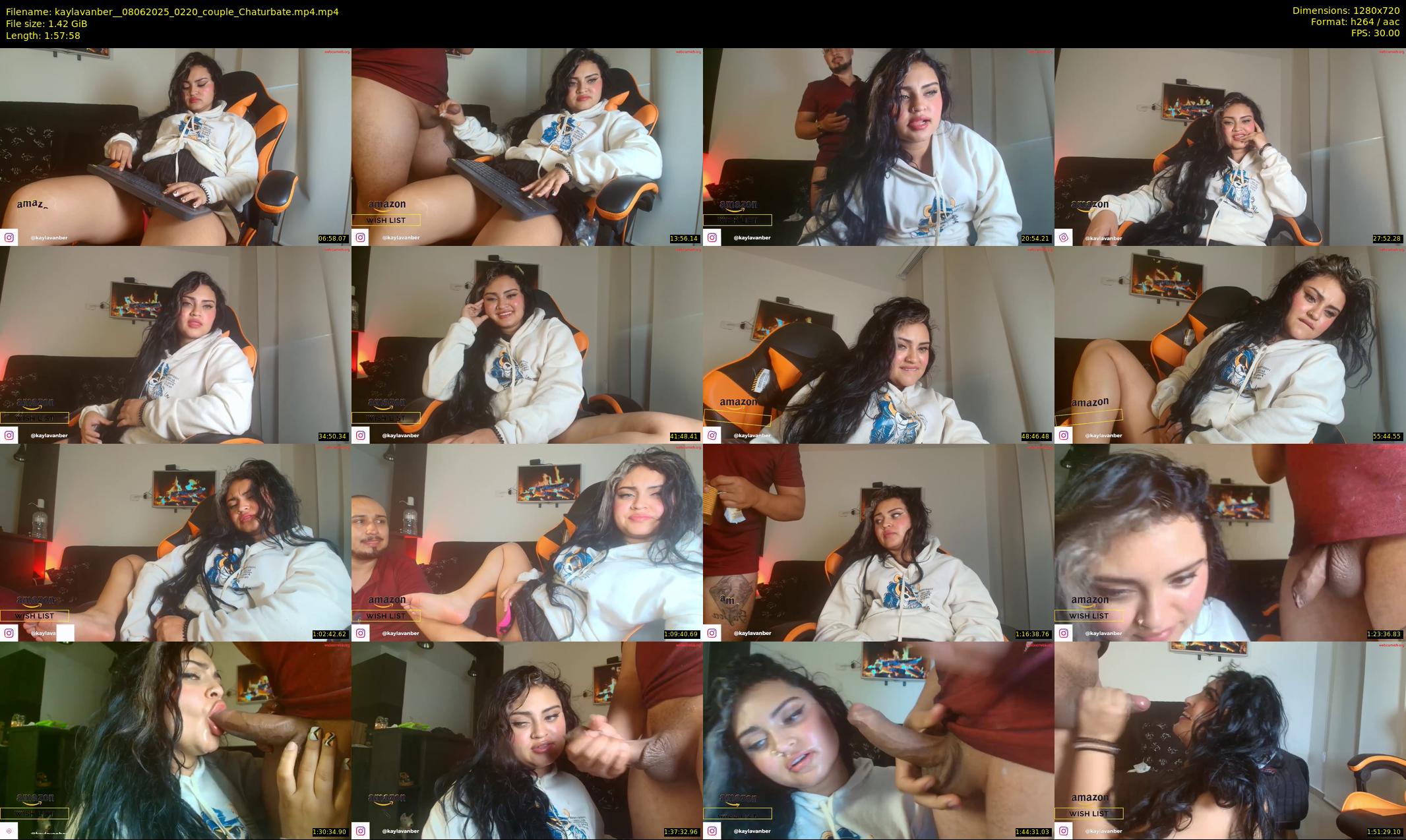 kaylavanber_ — 118 minute Chaturbate couple cam show recording, 720p, Jun 8, 2025