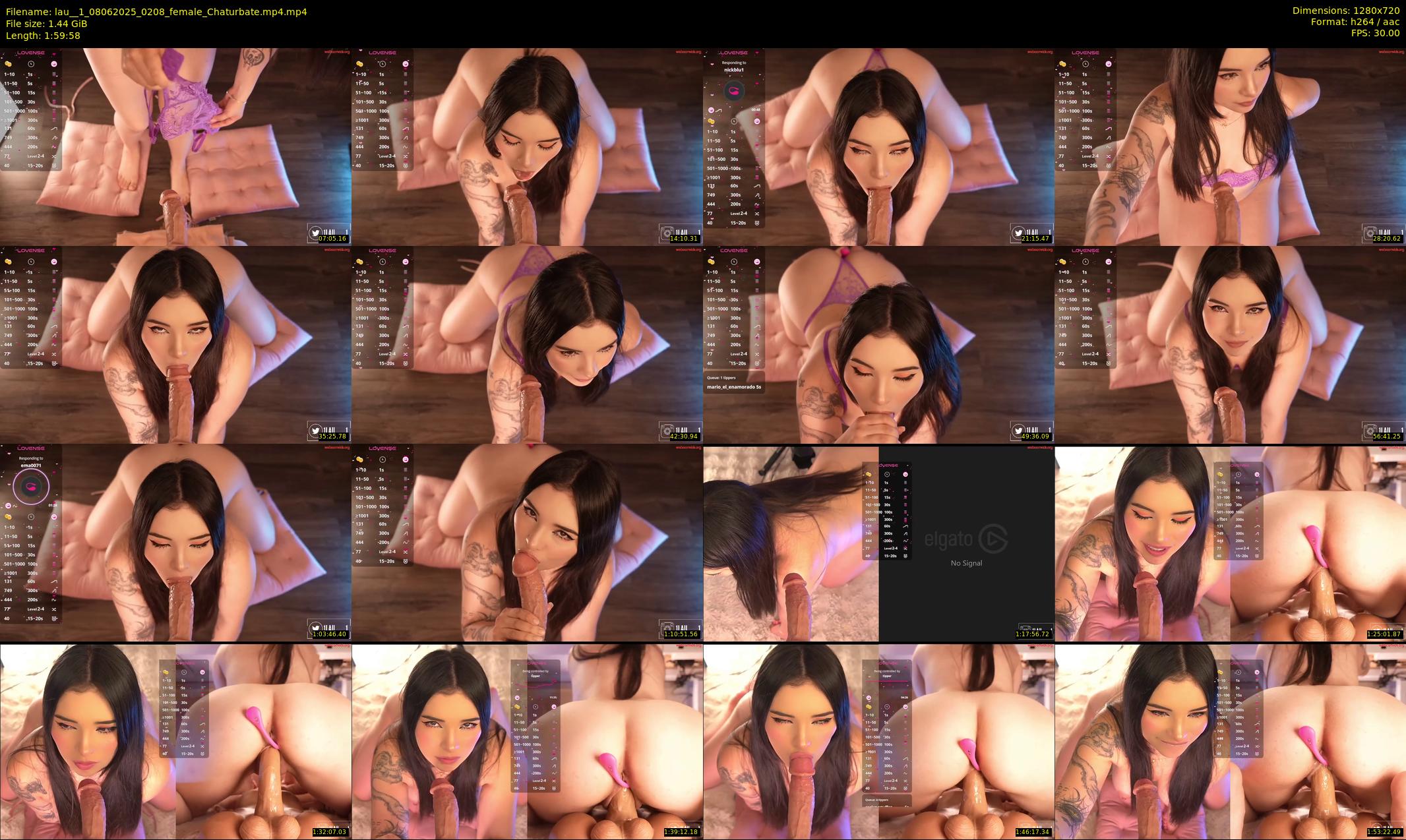 lau__1 — 120 minute Chaturbate female cam show recording, 720p, Jun 8, 2025
