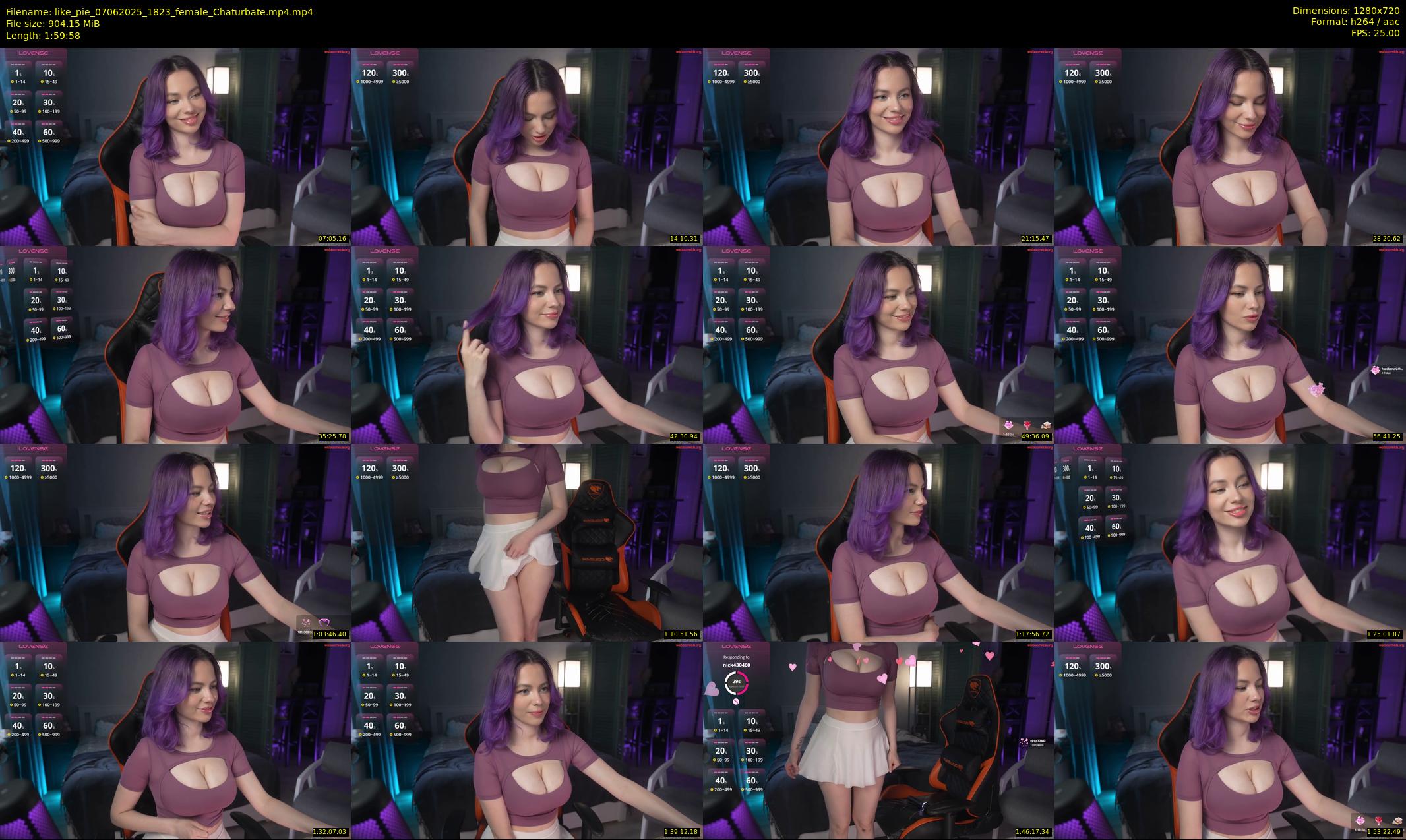 like_pie — 120 minute Chaturbate couple cam show recording, 720p, Jun 7, 2025