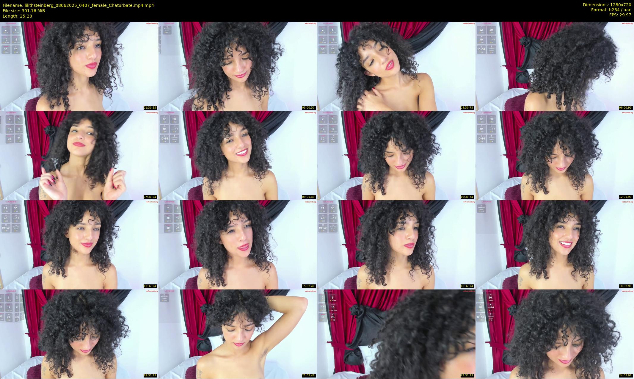 lilithsteinberg — 26 minute Chaturbate female cam show recording, 720p, Jun 8, 2025
