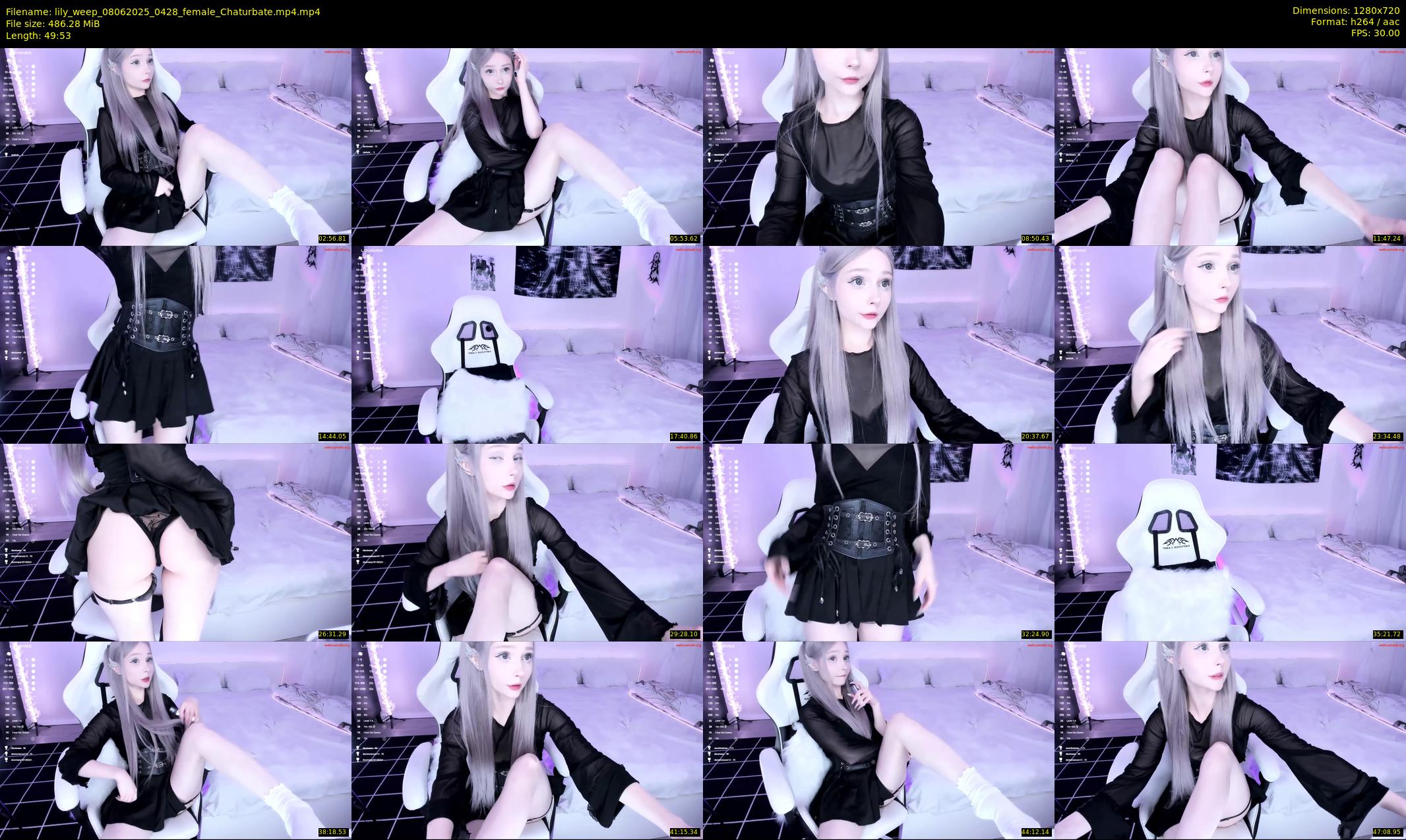lily_weep — 50 minute Chaturbate female cam show recording, 720p, Jun 8, 2025