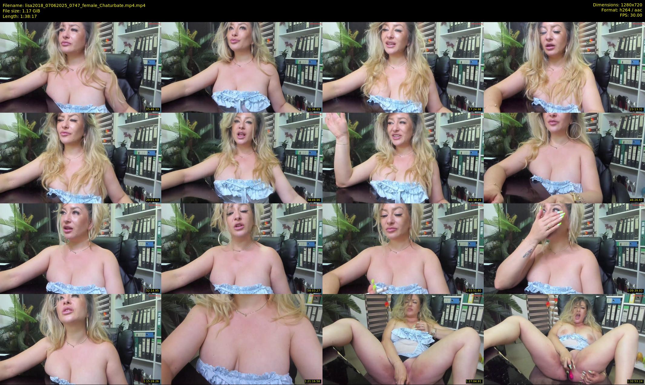 lisa2018 — 99 minute Chaturbate female cam show recording, 720p, Jun 7, 2025