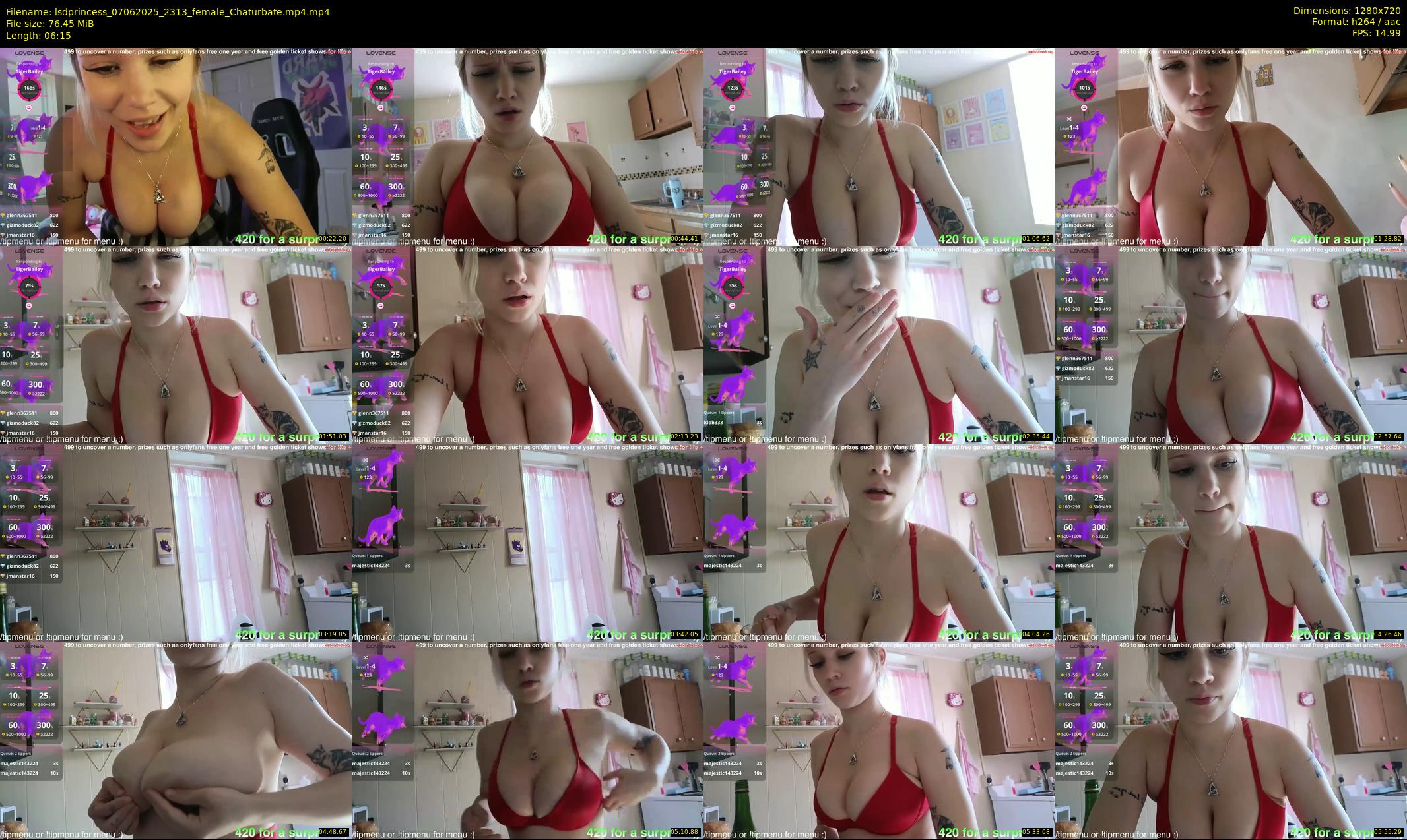 lsdprincess — 7 minute Chaturbate female cam show recording, 720p, Jun 7, 2025