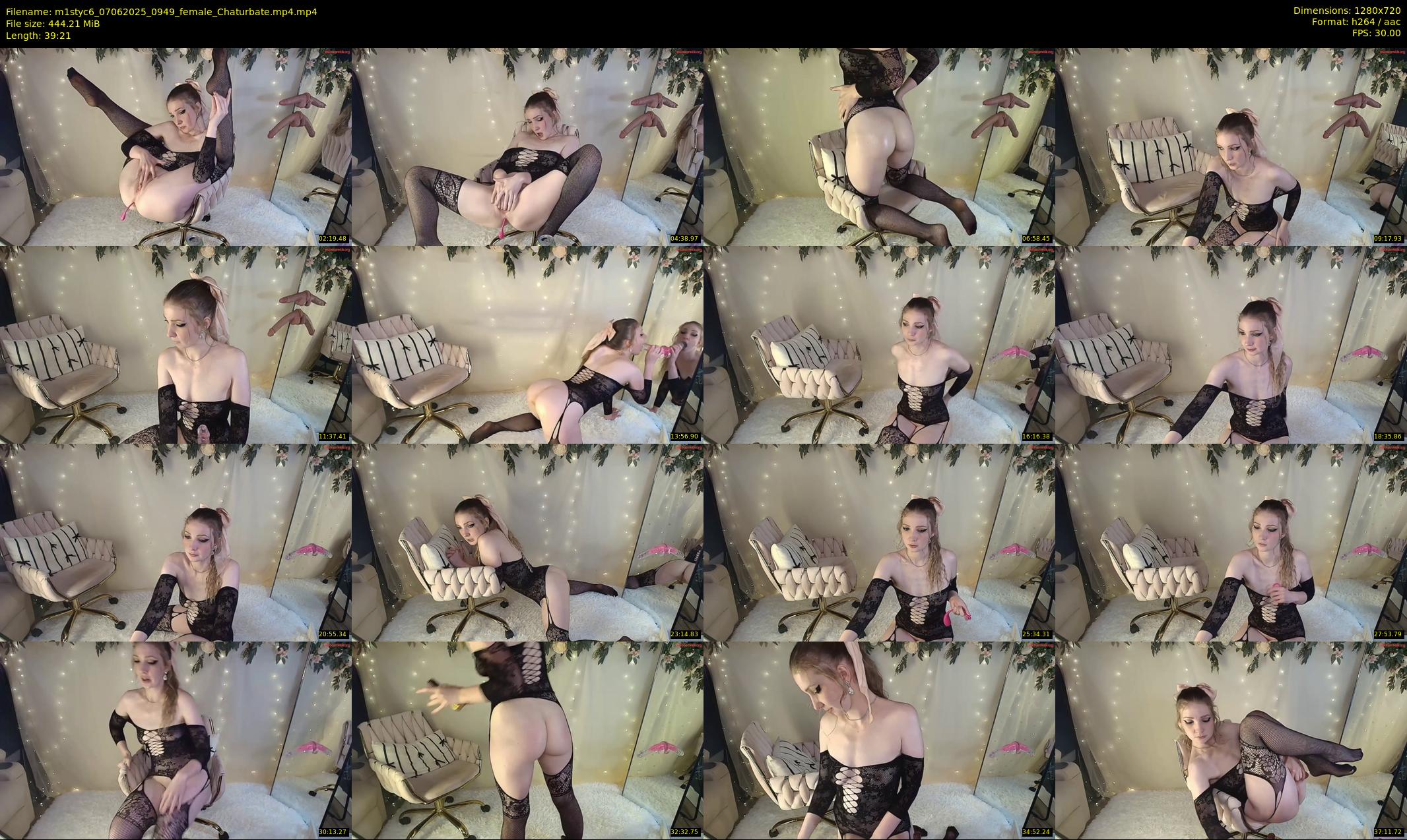 m1styc6 — 40 minute Chaturbate female cam show recording, 720p, Jun 7, 2025