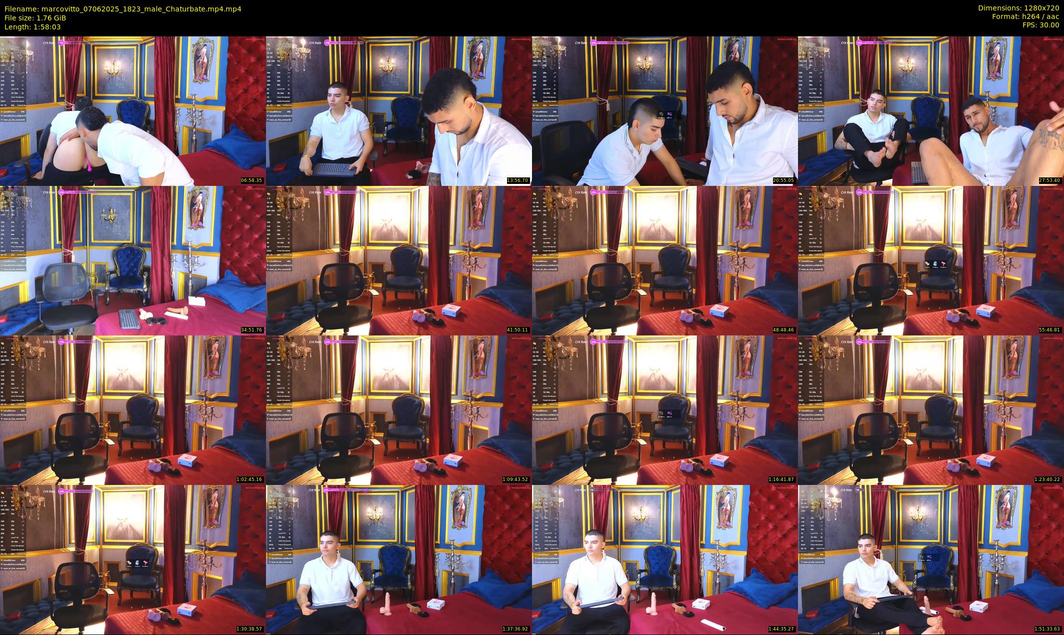 marcovitto — 119 minute Chaturbate couple cam show recording, 720p, Jun 7, 2025