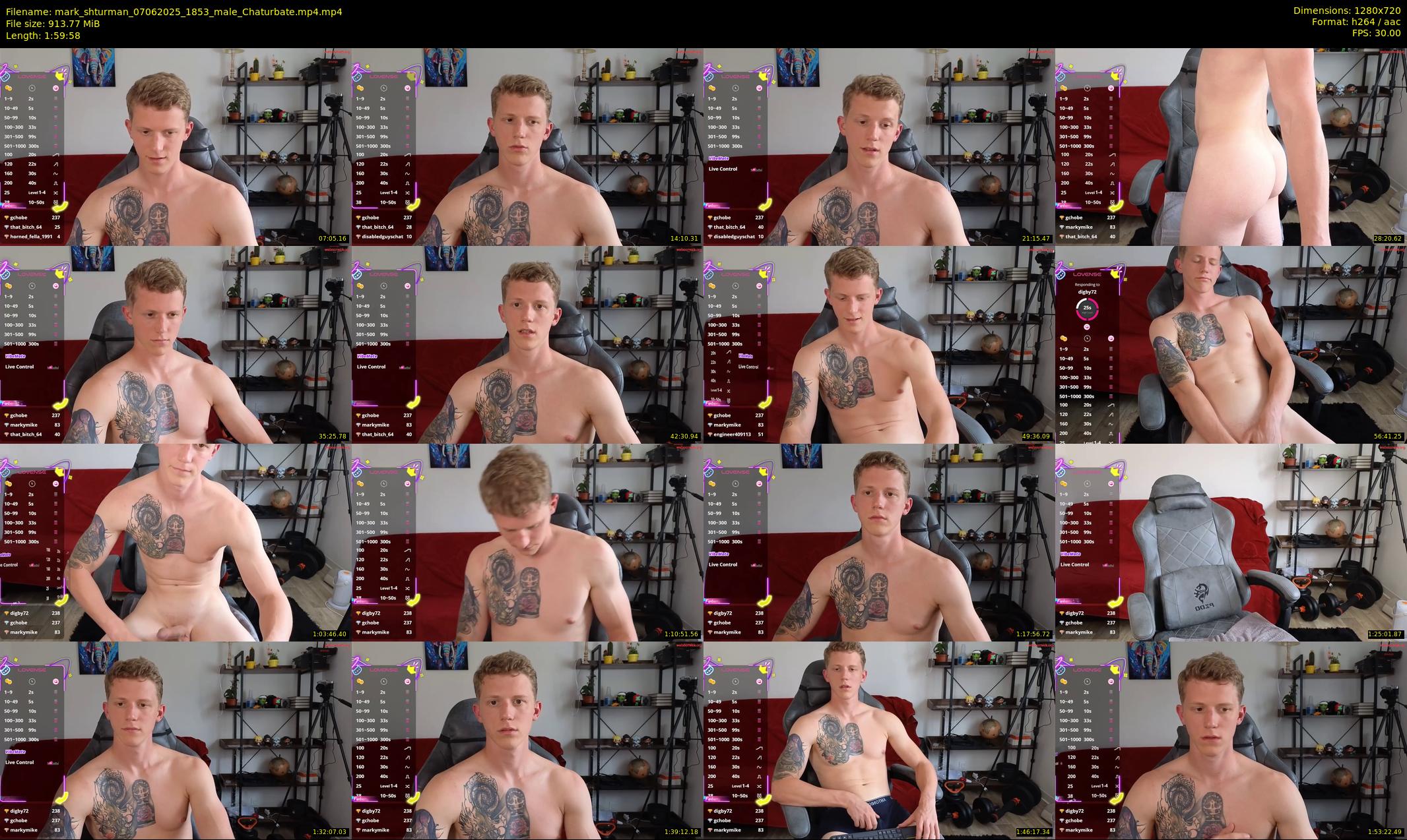 mark_shturman — 120 minute Chaturbate male cam show recording, 720p, Jun 7, 2025