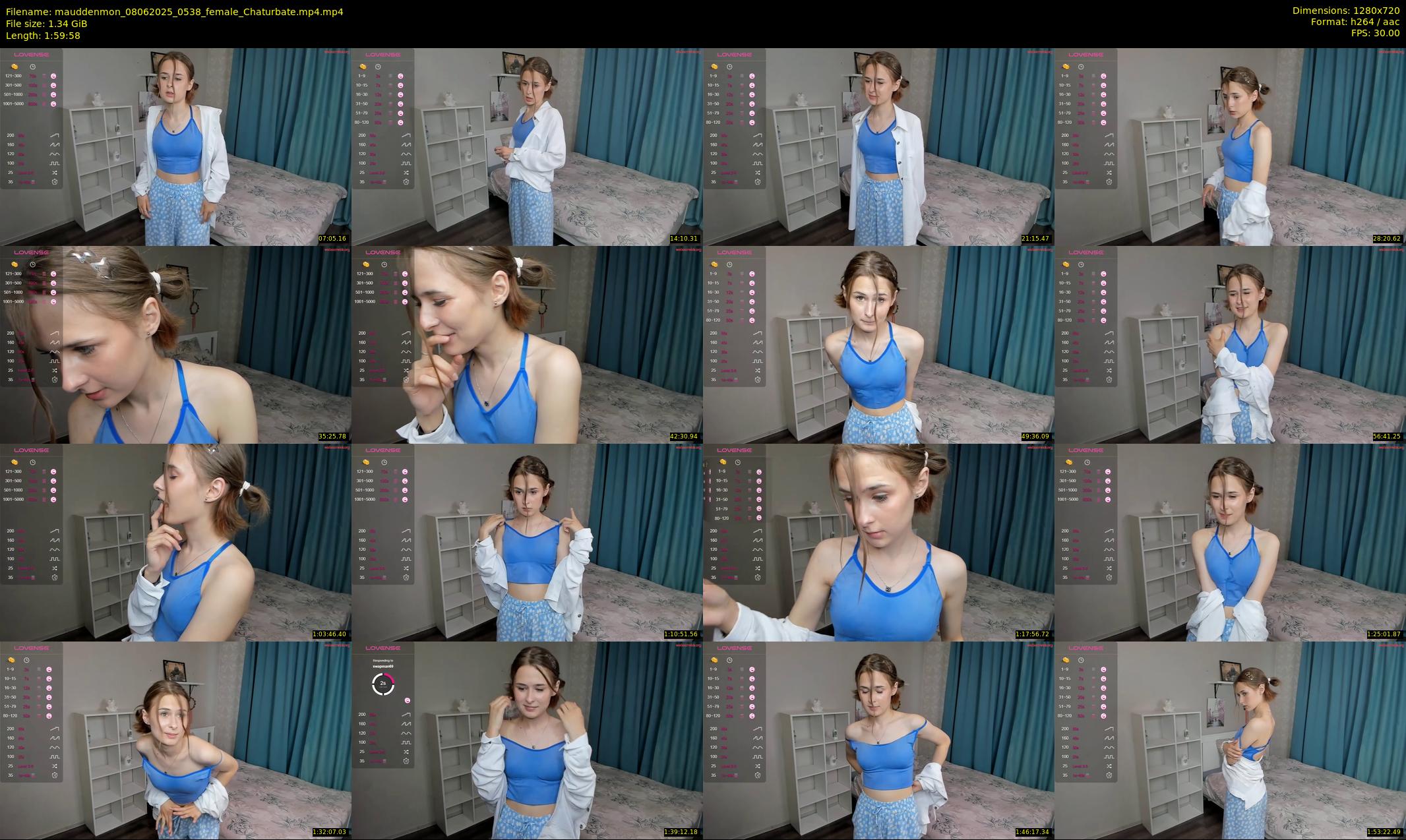 mauddenmon — 120 minute Chaturbate female cam show recording, 720p, Jun 8, 2025