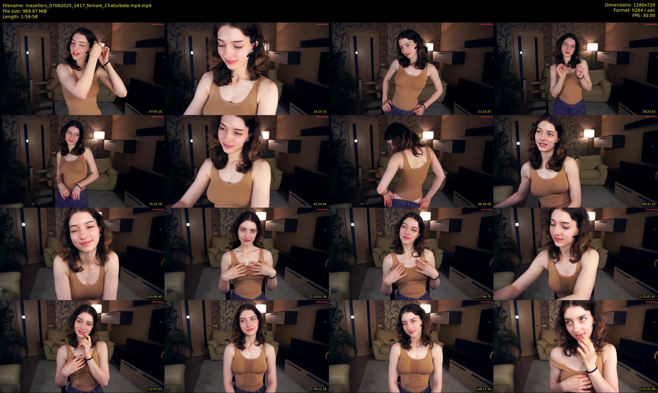mayellers — 120 minute Chaturbate female cam show recording, 720p, Jun 7, 2025