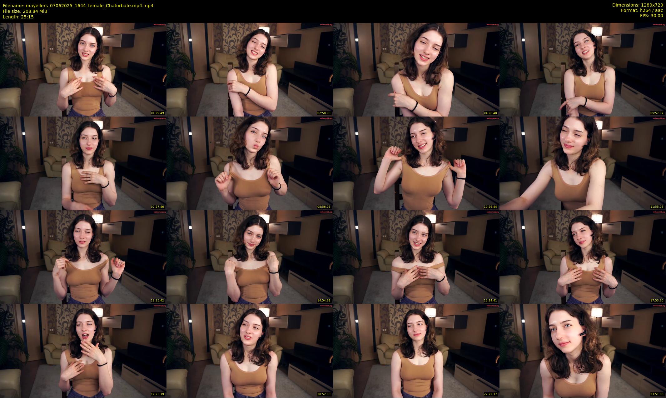 mayellers — 26 minute Chaturbate female cam show recording, 720p, Jun 7, 2025