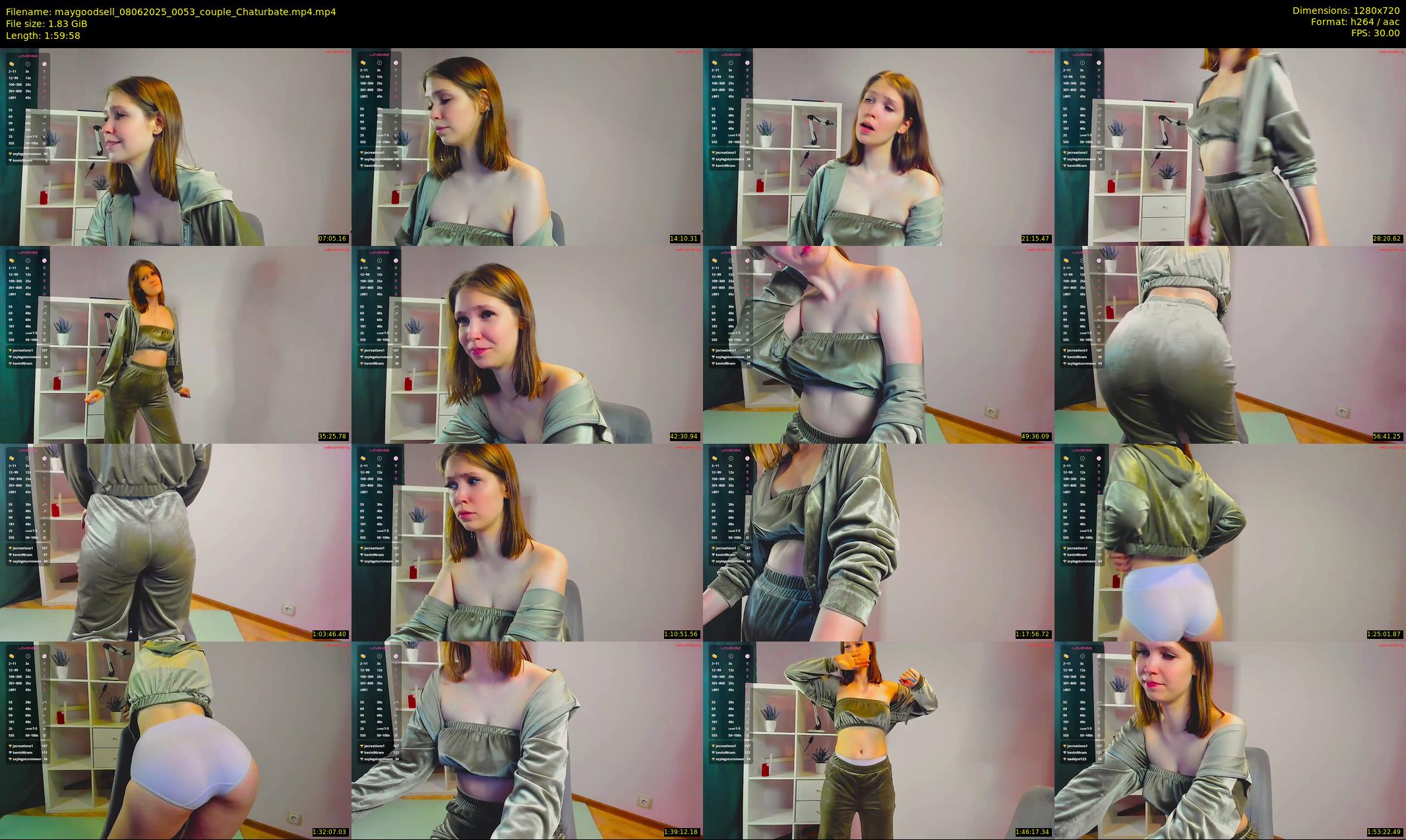 maygoodsell — 120 minute Chaturbate couple cam show recording, 720p, Jun 8, 2025