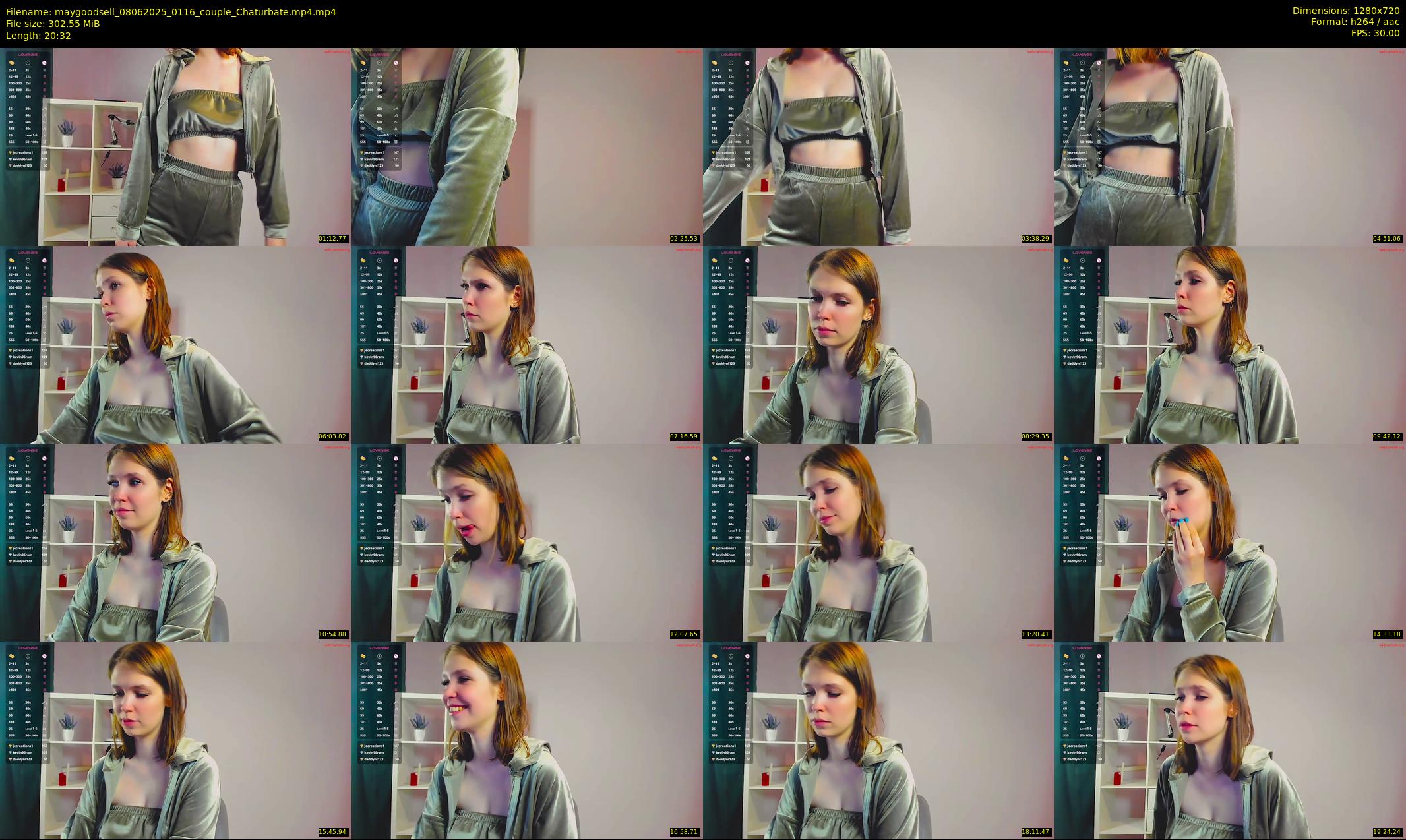 maygoodsell — 21 minute Chaturbate couple cam show recording, 720p, Jun 8, 2025