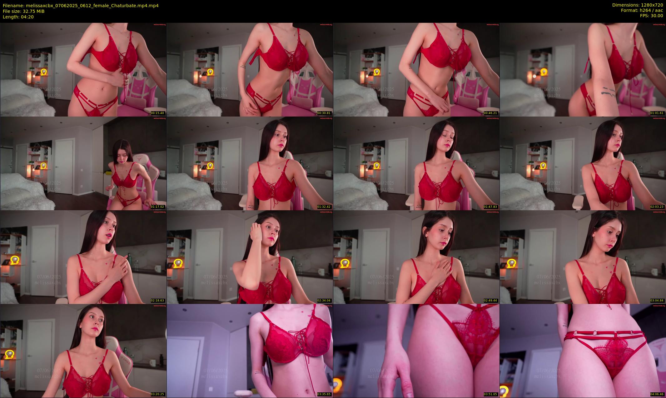 melissaxcbx — 5 minute Chaturbate female cam show recording, 720p, Jun 7, 2025