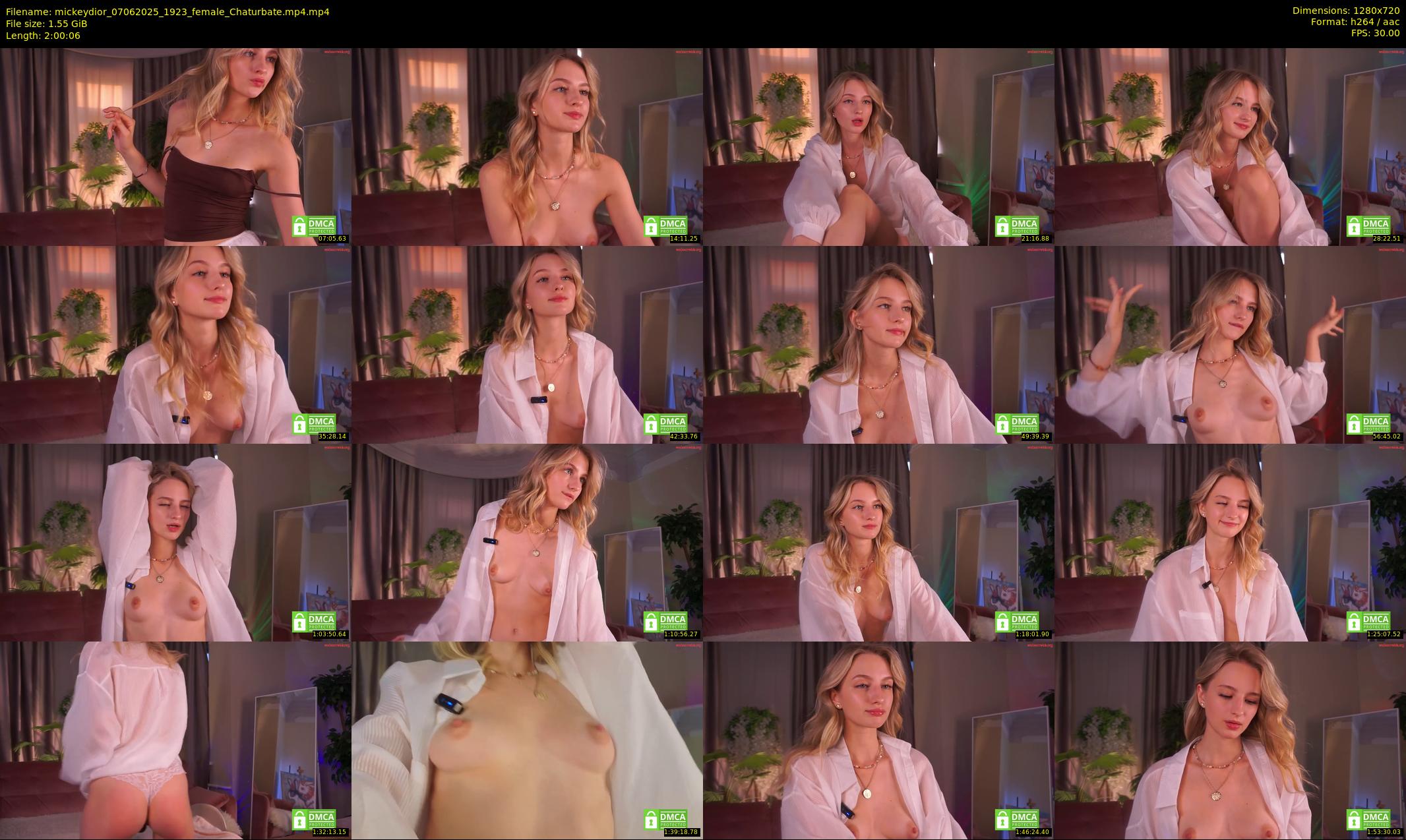 mickeydior — 121 minute Chaturbate female cam show recording, 720p, Jun 7, 2025
