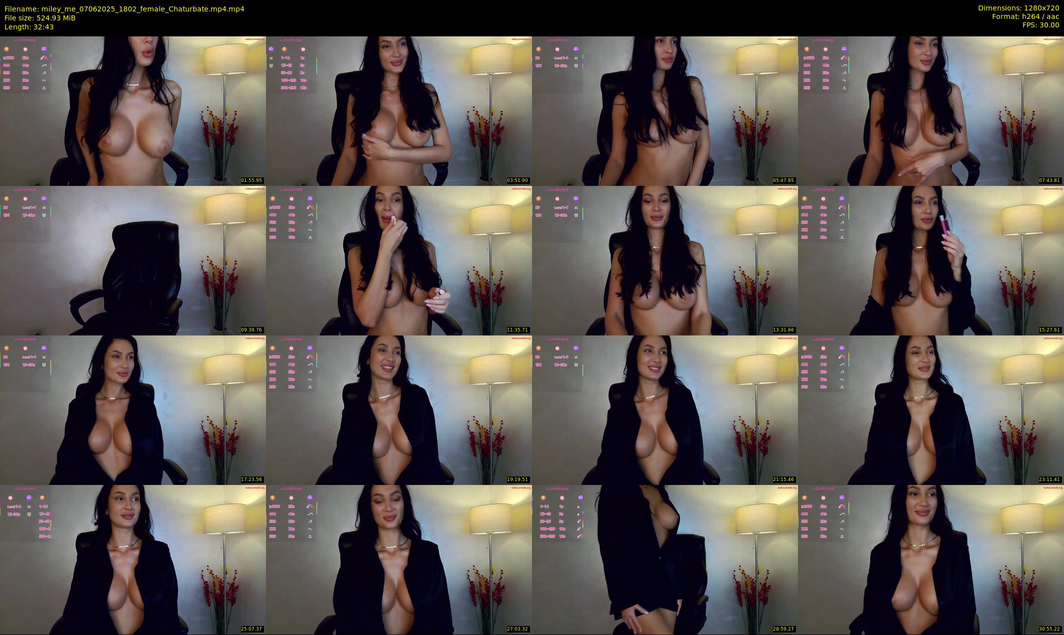 miley_me — 33 minute Chaturbate female cam show recording, 720p, Jun 7, 2025
