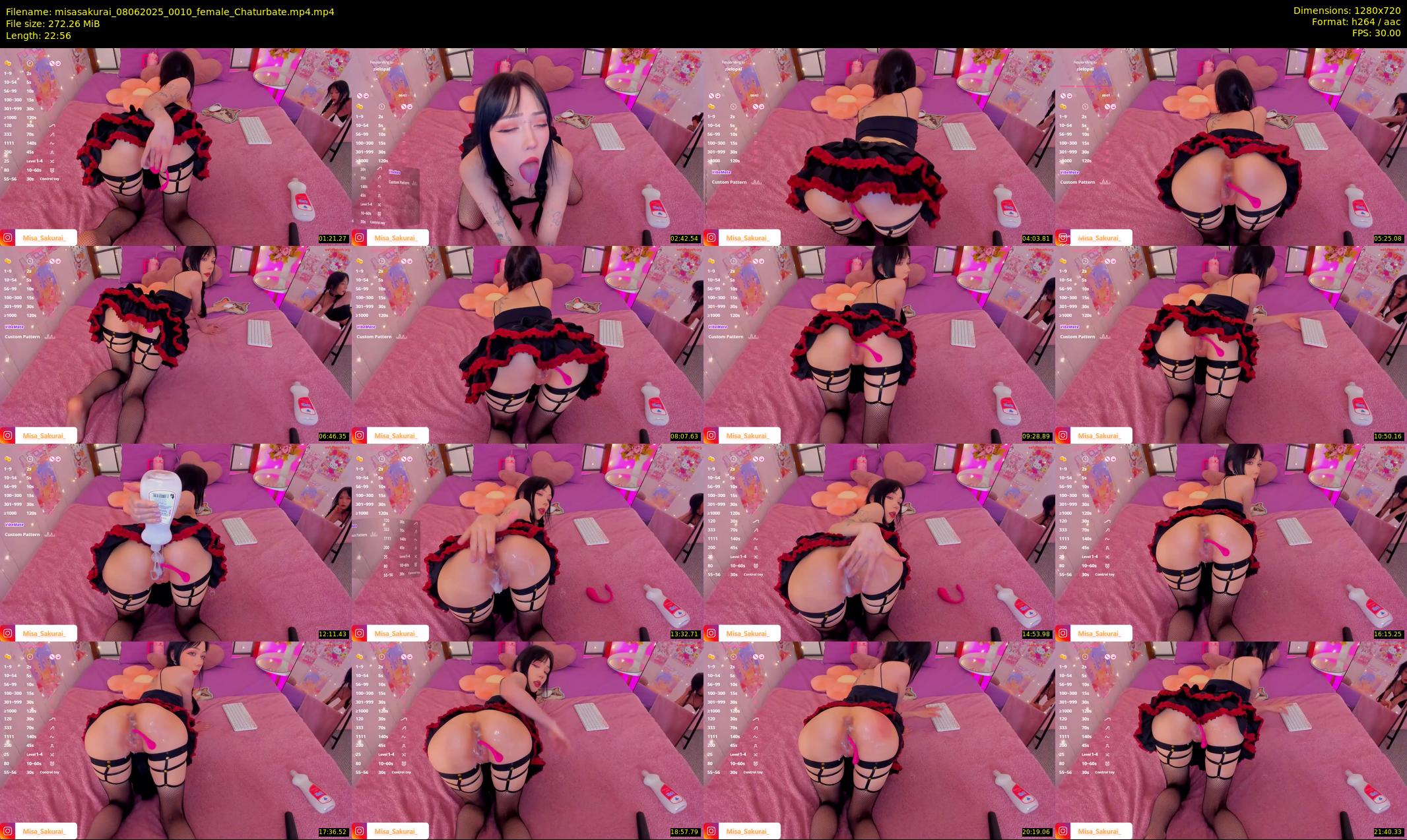 misasakurai — 23 minute Chaturbate female cam show recording, 720p, Jun 8, 2025