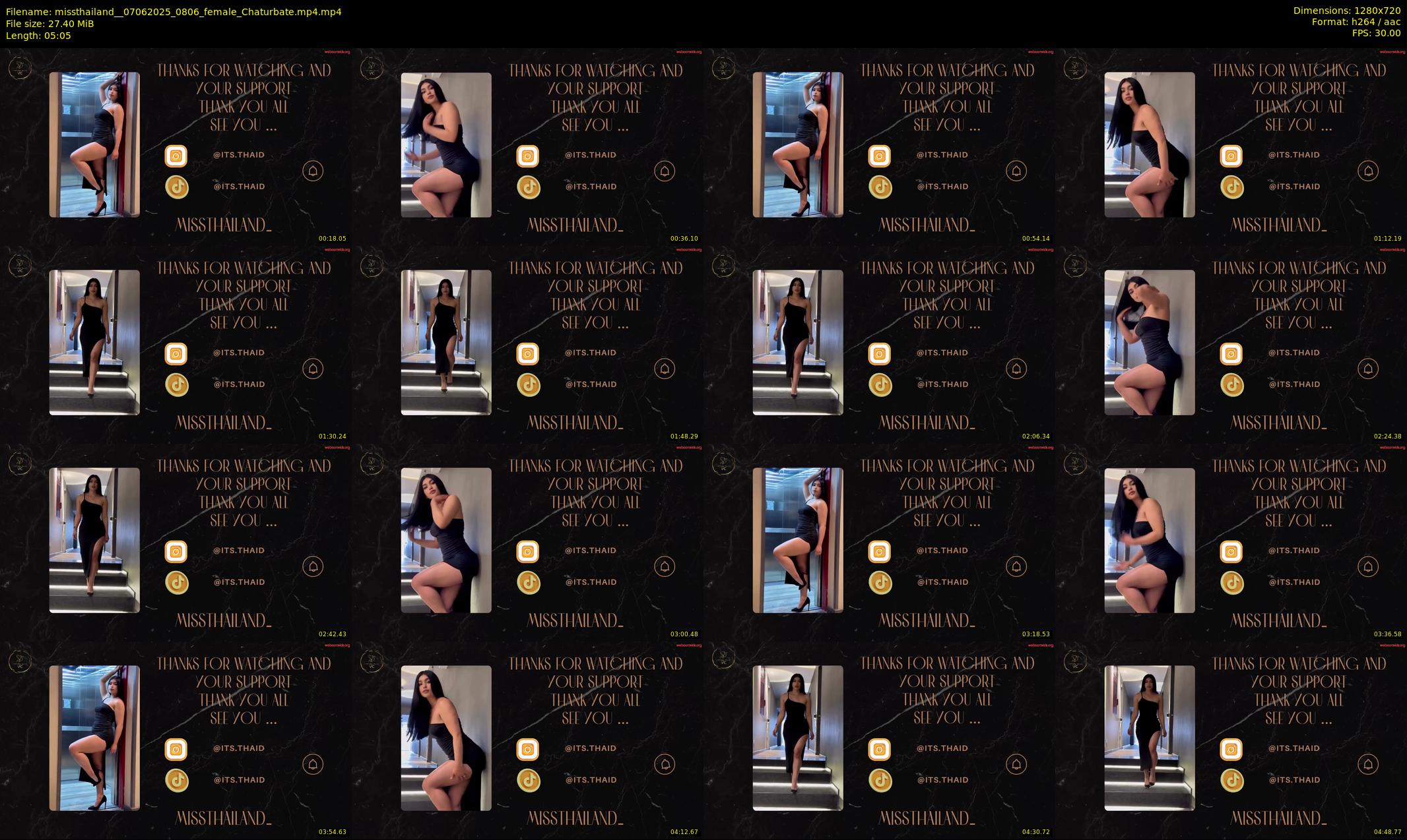 missthailand_ — 6 minute Chaturbate female cam show recording, 720p, Jun 7, 2025