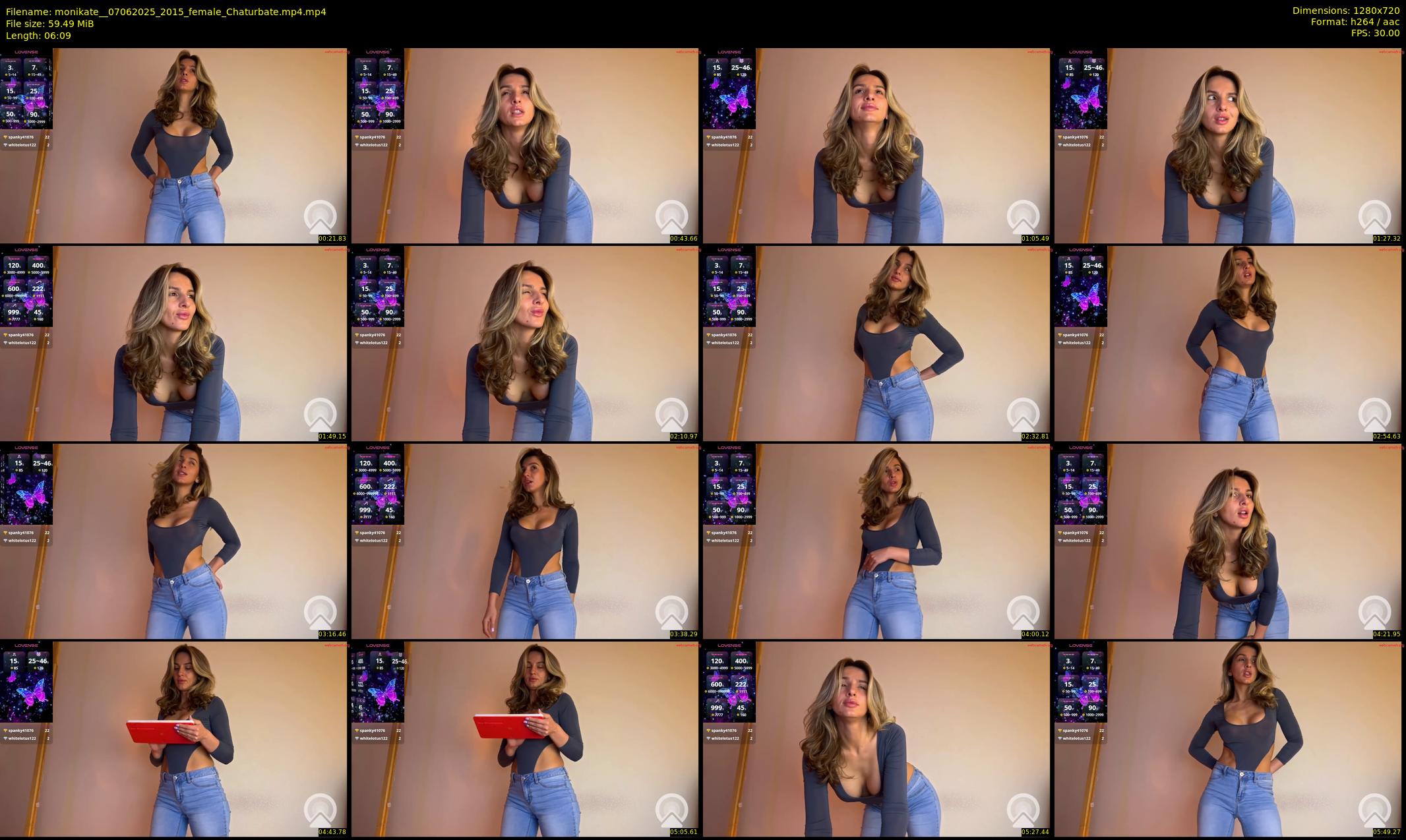 monikate_ — 7 minute Chaturbate couple cam show recording, 720p, Jun 7, 2025
