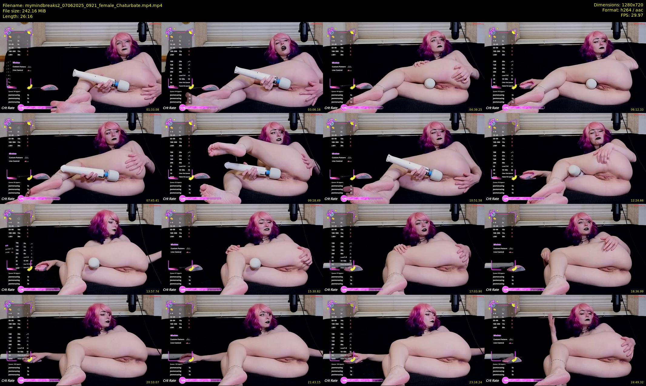 mymindbreaks2 — 27 minute Chaturbate female cam show recording, 720p, Jun 7, 2025