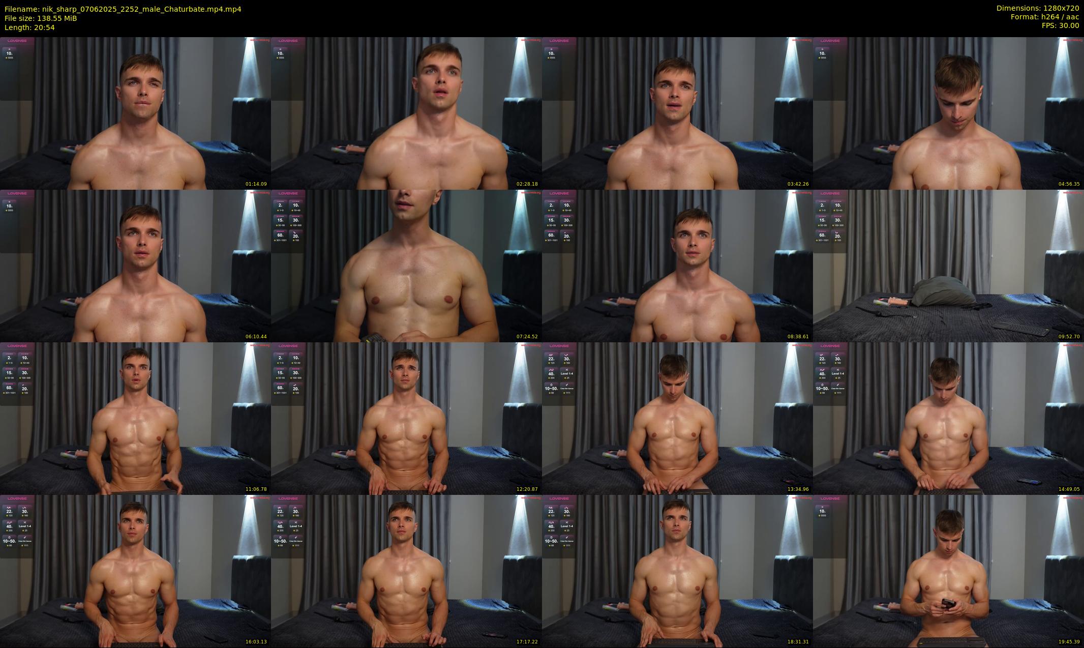 nik_sharp — 21 minute Chaturbate male cam show recording, 720p, Jun 7, 2025