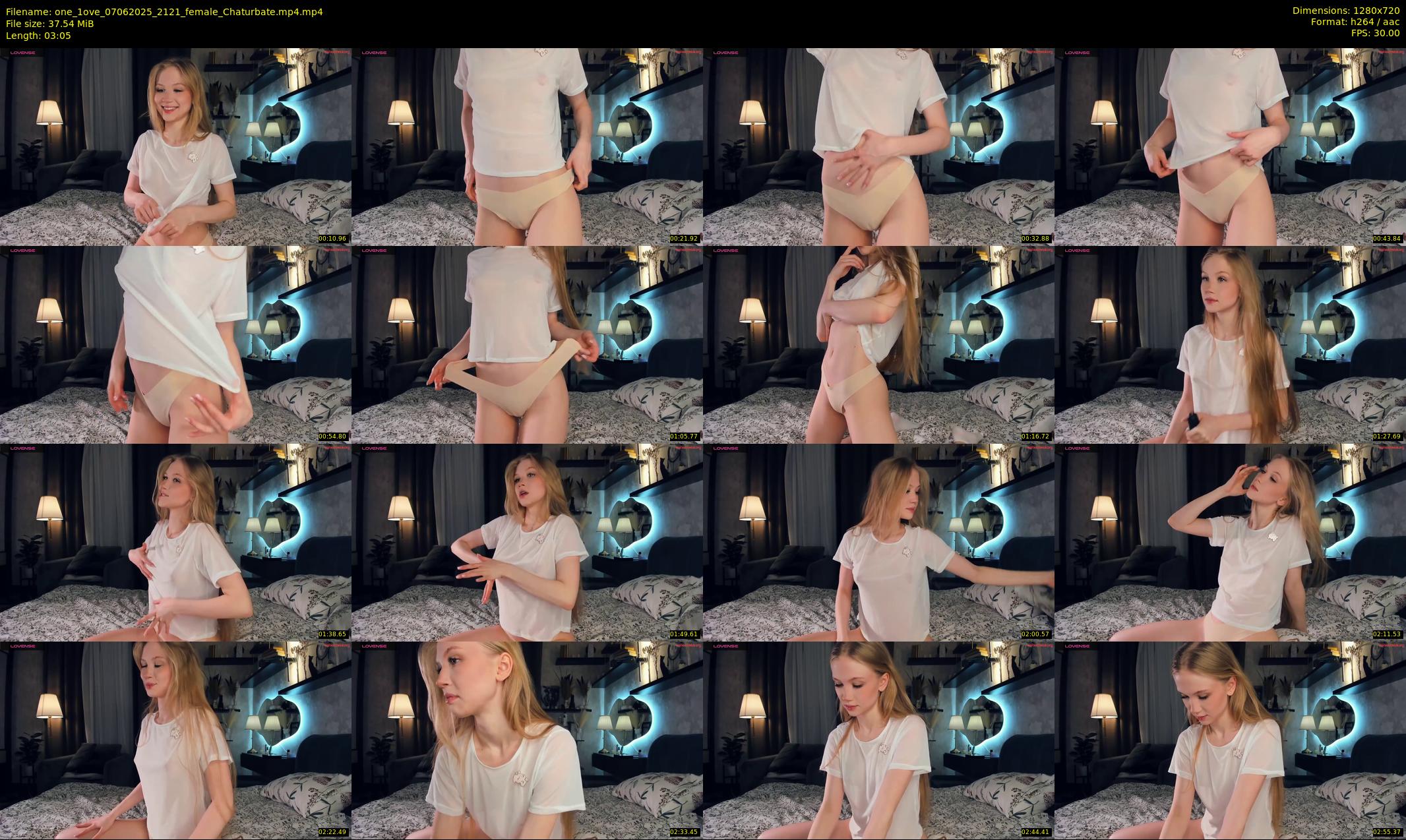 one_1ove — 4 minute Chaturbate female cam show recording, 720p, Jun 7, 2025