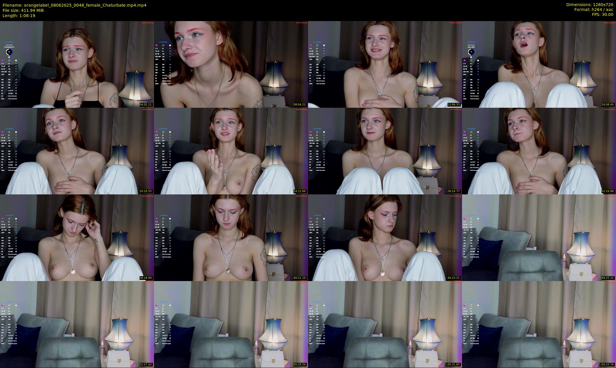 orangelabel — 69 minute Chaturbate female cam show recording, 720p, Jun 8, 2025