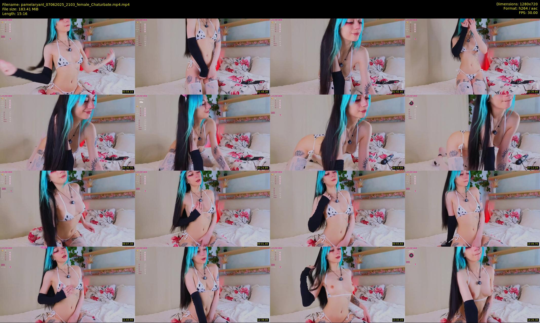pamelaryant — 16 minute Chaturbate female cam show recording, 720p, Jun 7, 2025