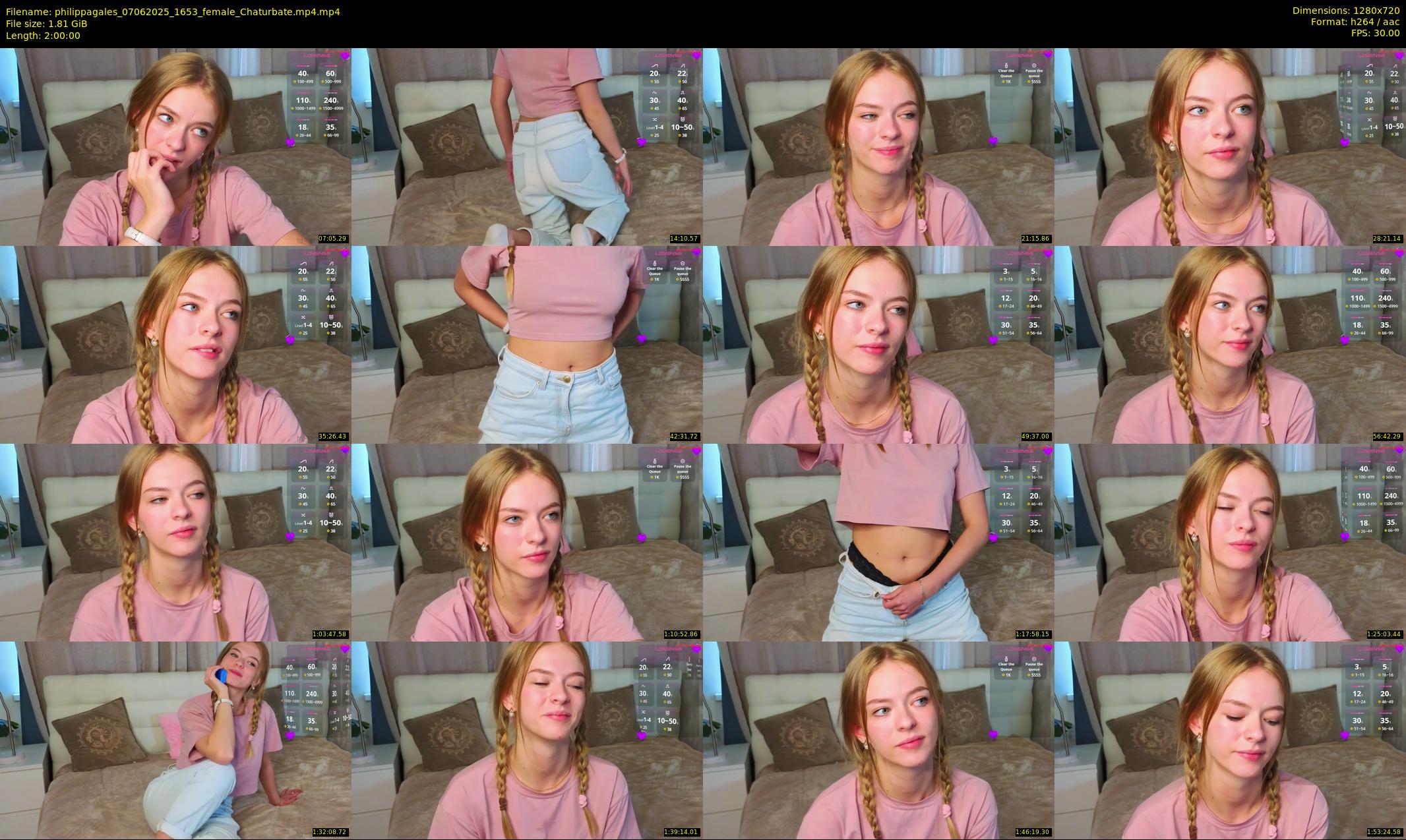 philippagales — 120 minute Chaturbate female cam show recording, 720p, Jun 7, 2025